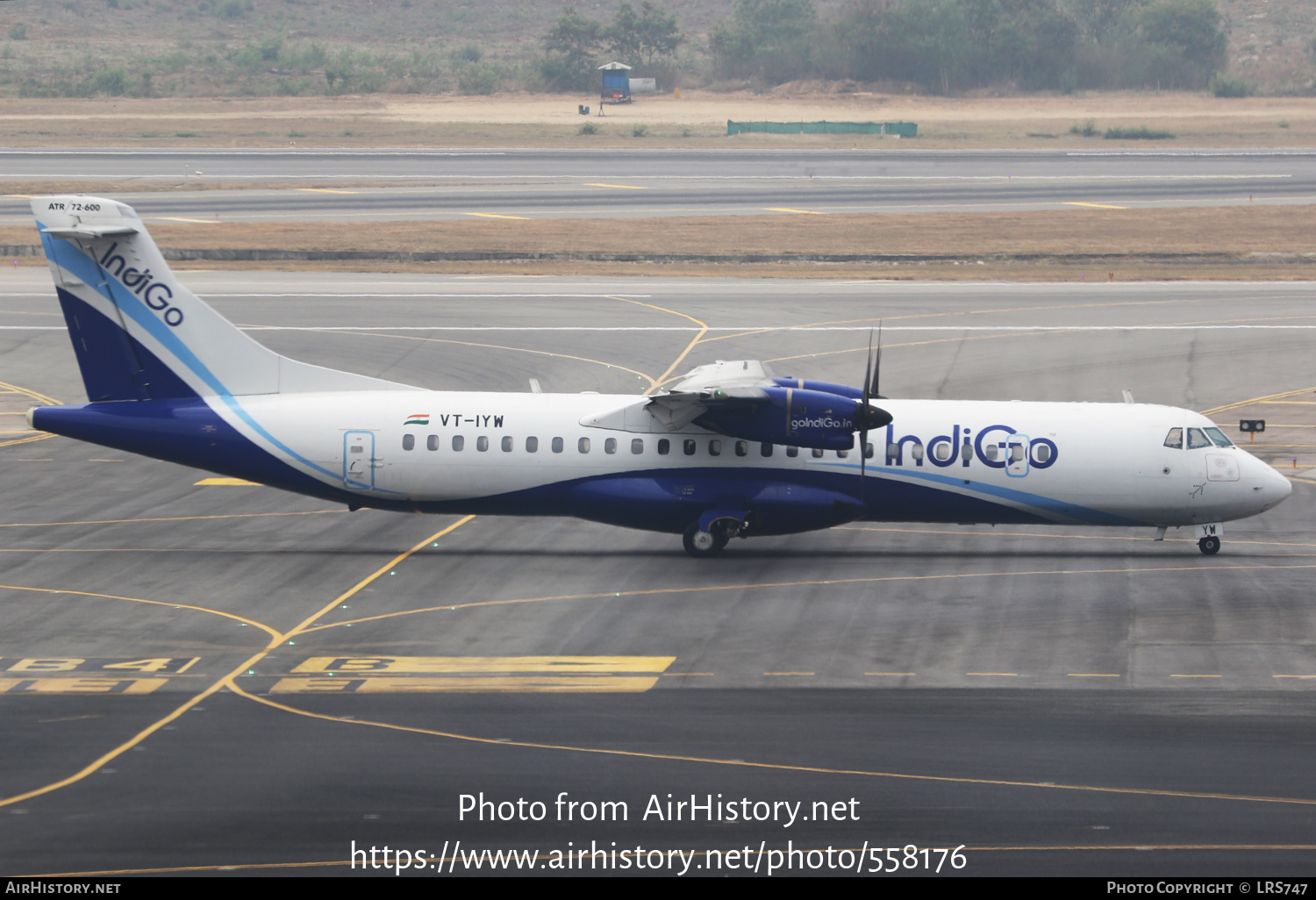 Aircraft Photo of VT-IYW | ATR ATR-72-600 (ATR-72-212A) | IndiGo | AirHistory.net #558176