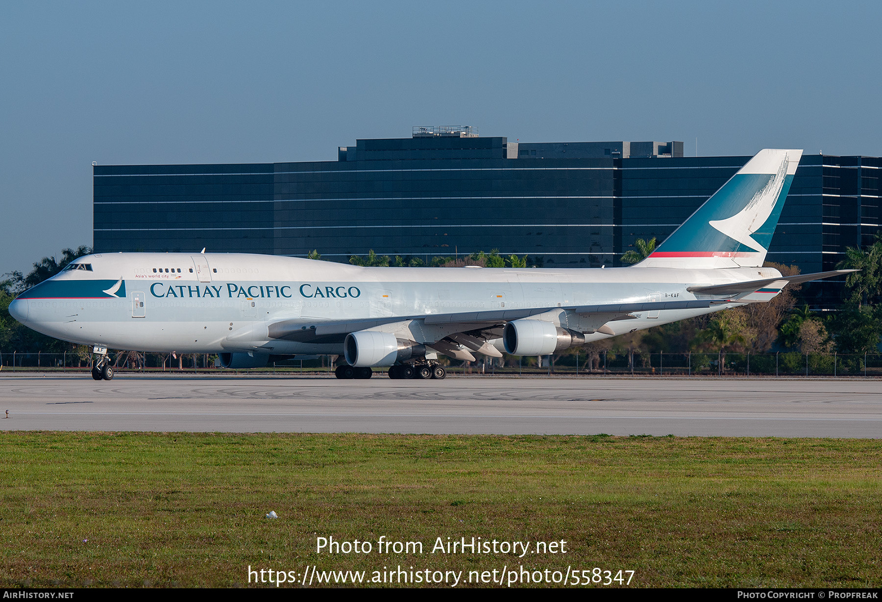 Aircraft Photo of B-KAF | Boeing 747-412(BCF) | Cathay Pacific Airways Cargo | AirHistory.net #558347