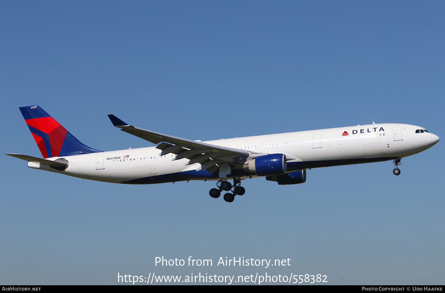 Aircraft Photo of N803NW | Airbus A330-323 | Delta Air Lines | AirHistory.net #558382