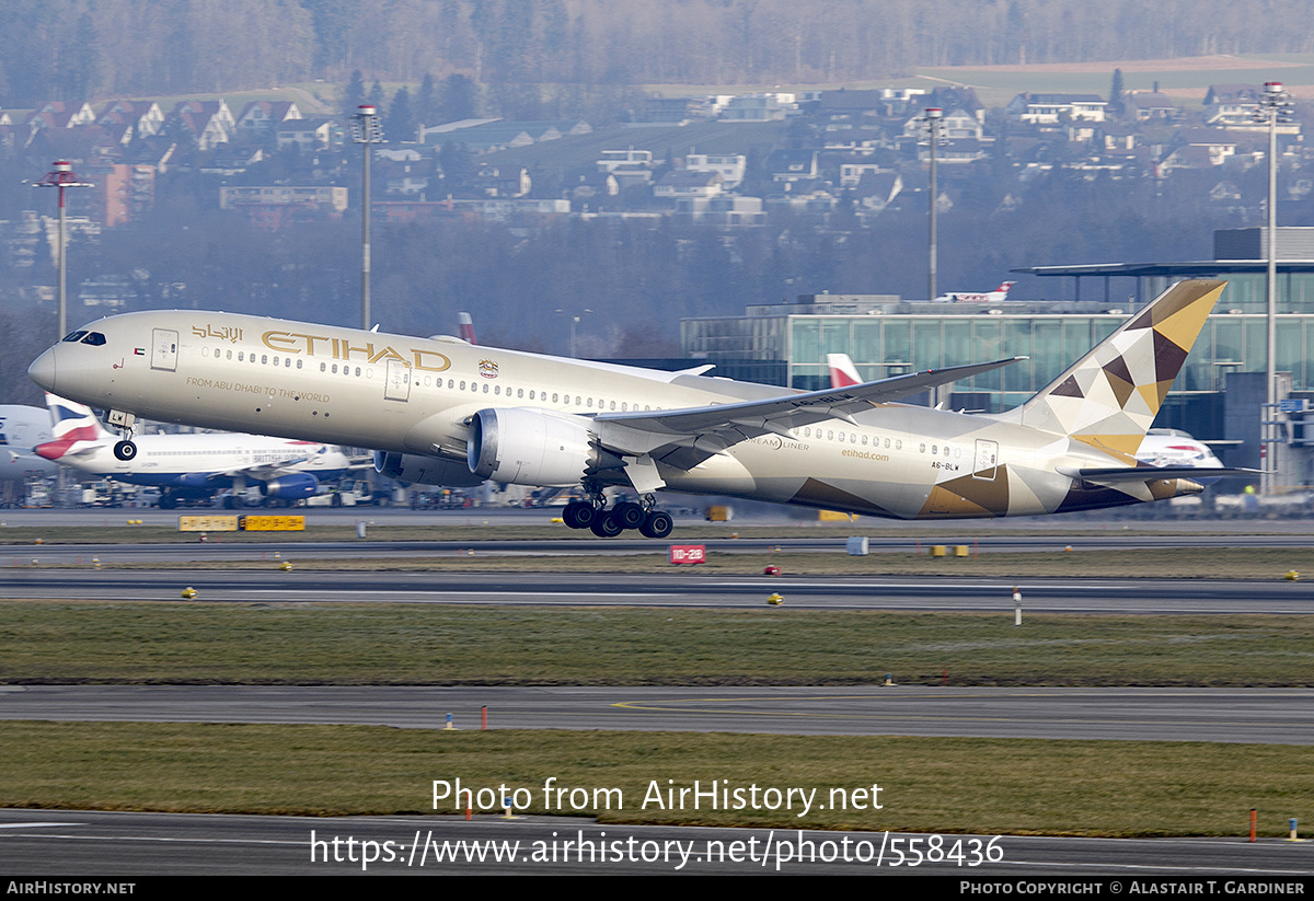 Aircraft Photo of A6-BLW | Boeing 787-9 Dreamliner | Etihad Airways | AirHistory.net #558436