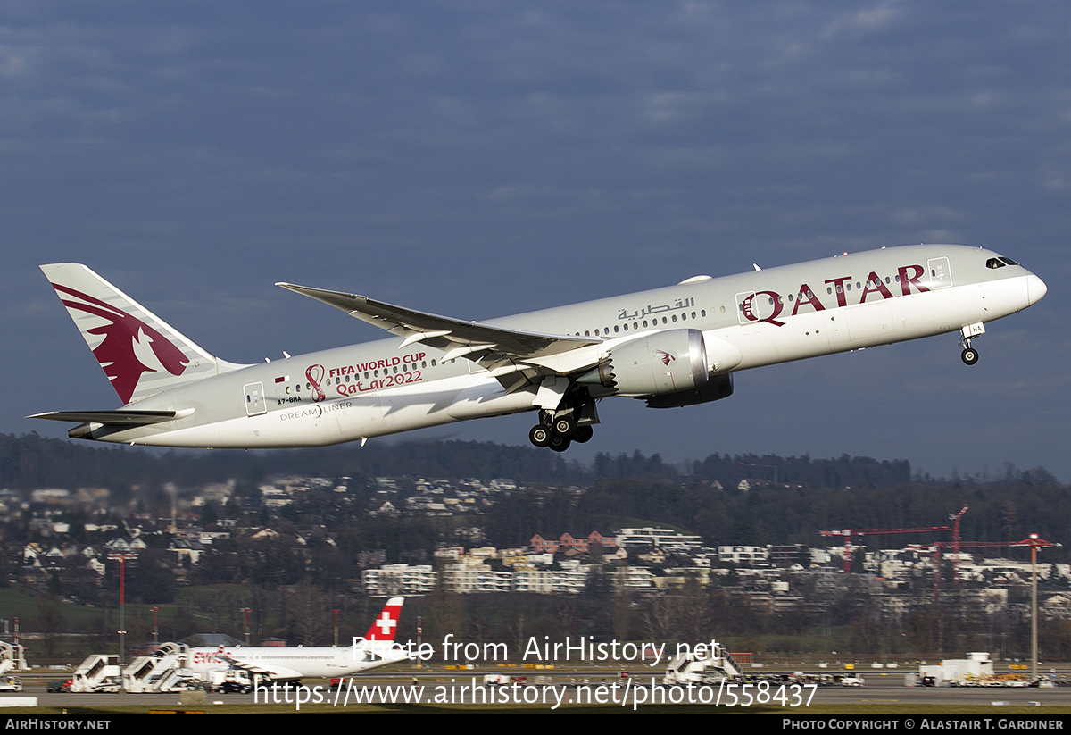 Aircraft Photo of A7-BHA | Boeing 787-9 Dreamliner | Qatar Airways | AirHistory.net #558437