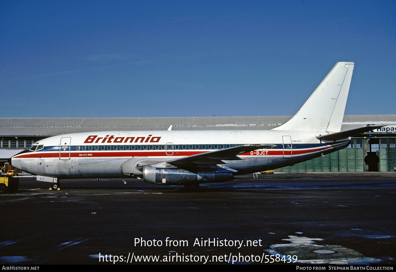 Aircraft Photo of G-BJCT | Boeing 737-204/Adv | Britannia Airways | AirHistory.net #558439