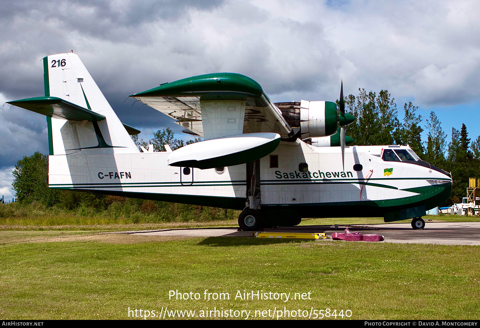 Aircraft Photo of C-FAFN | Canadair CL-215-V (CL-215-1A10) | Saskatchewan Government | AirHistory.net #558440