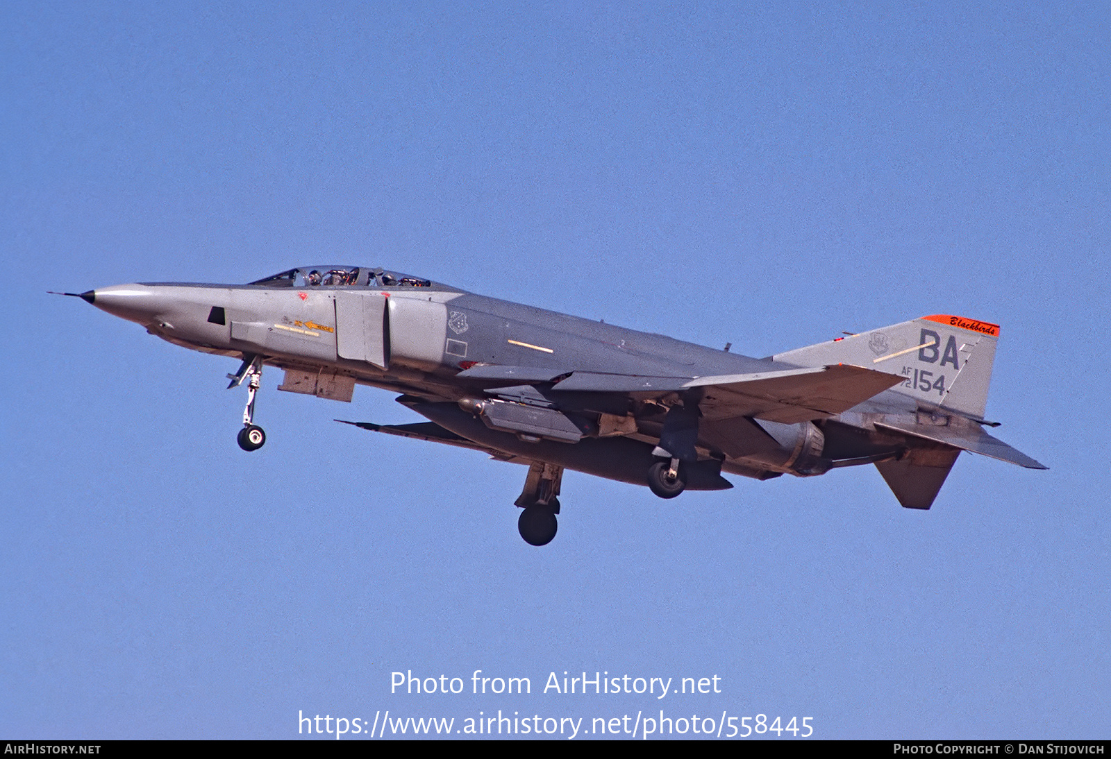 Aircraft Photo of 72-0154 / AF72-154 | McDonnell Douglas RF-4C Phantom II | USA - Air Force | AirHistory.net #558445