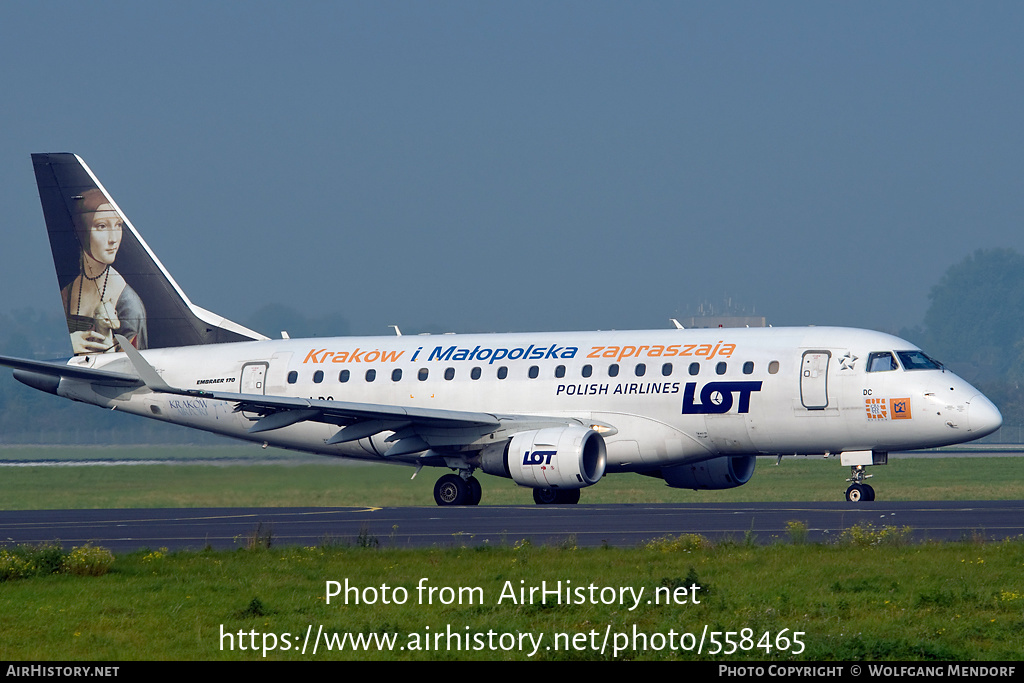 Aircraft Photo of SP-LDC | Embraer 170STD (ERJ-170-100STD) | LOT Polish Airlines - Polskie Linie Lotnicze | AirHistory.net #558465