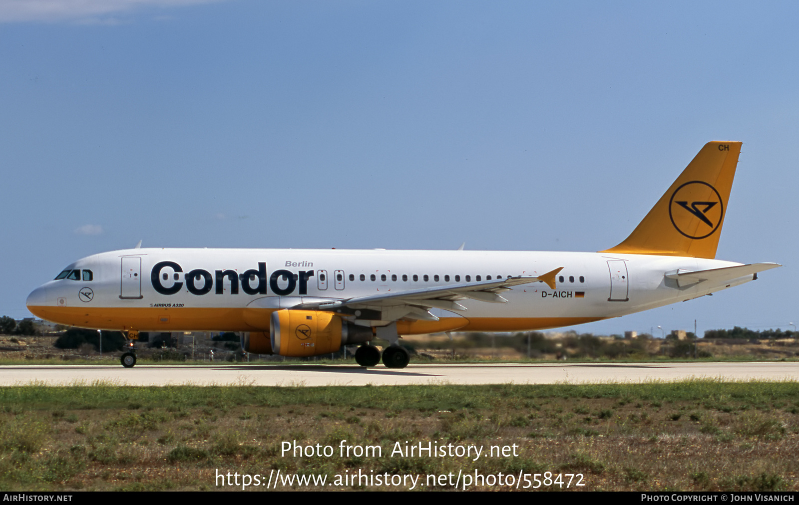 Aircraft Photo of D-AICH | Airbus A320-212 | Condor Berlin | AirHistory.net #558472