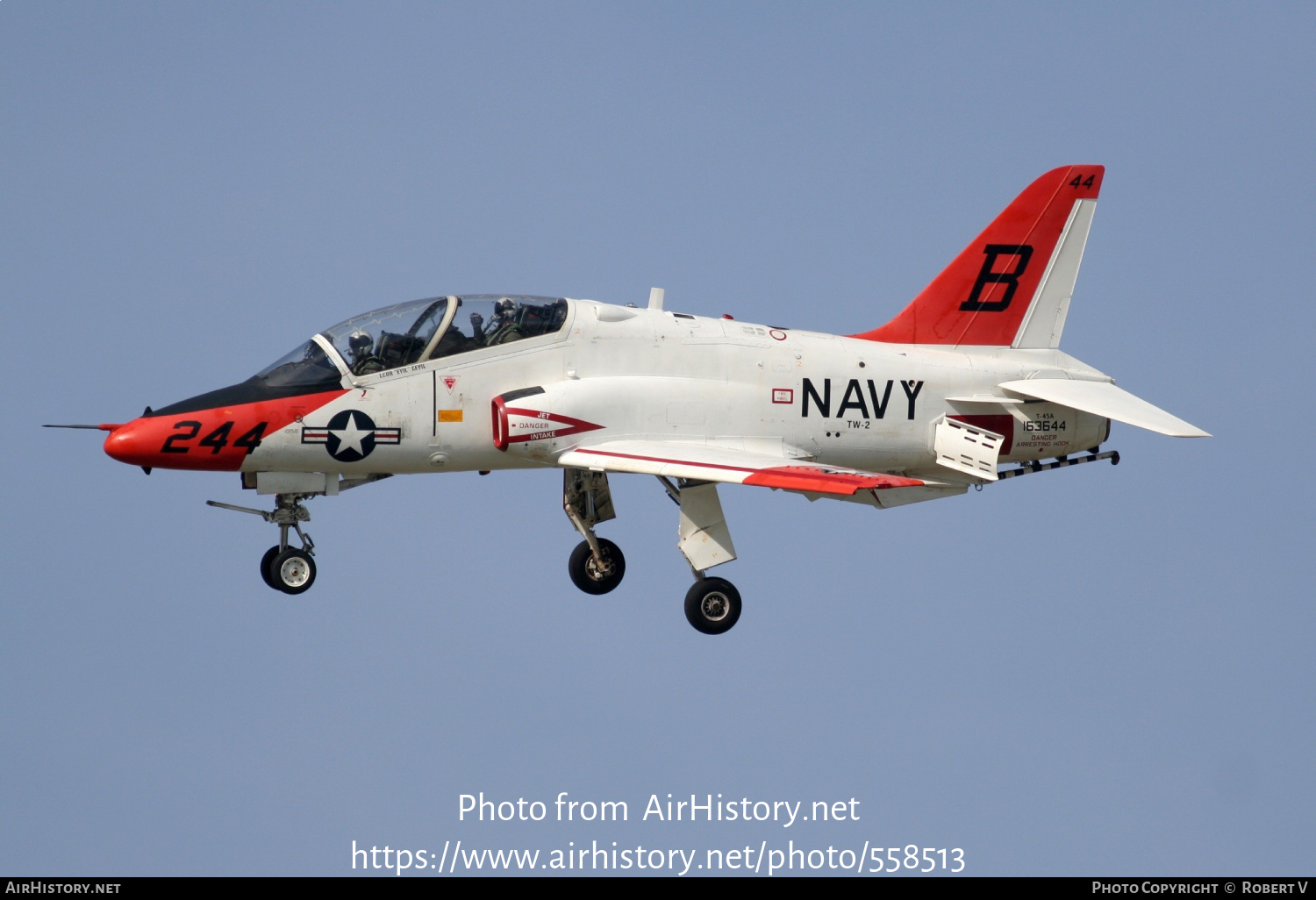 Aircraft Photo of 163644 | McDonnell Douglas T-45A Goshawk | USA - Navy | AirHistory.net #558513