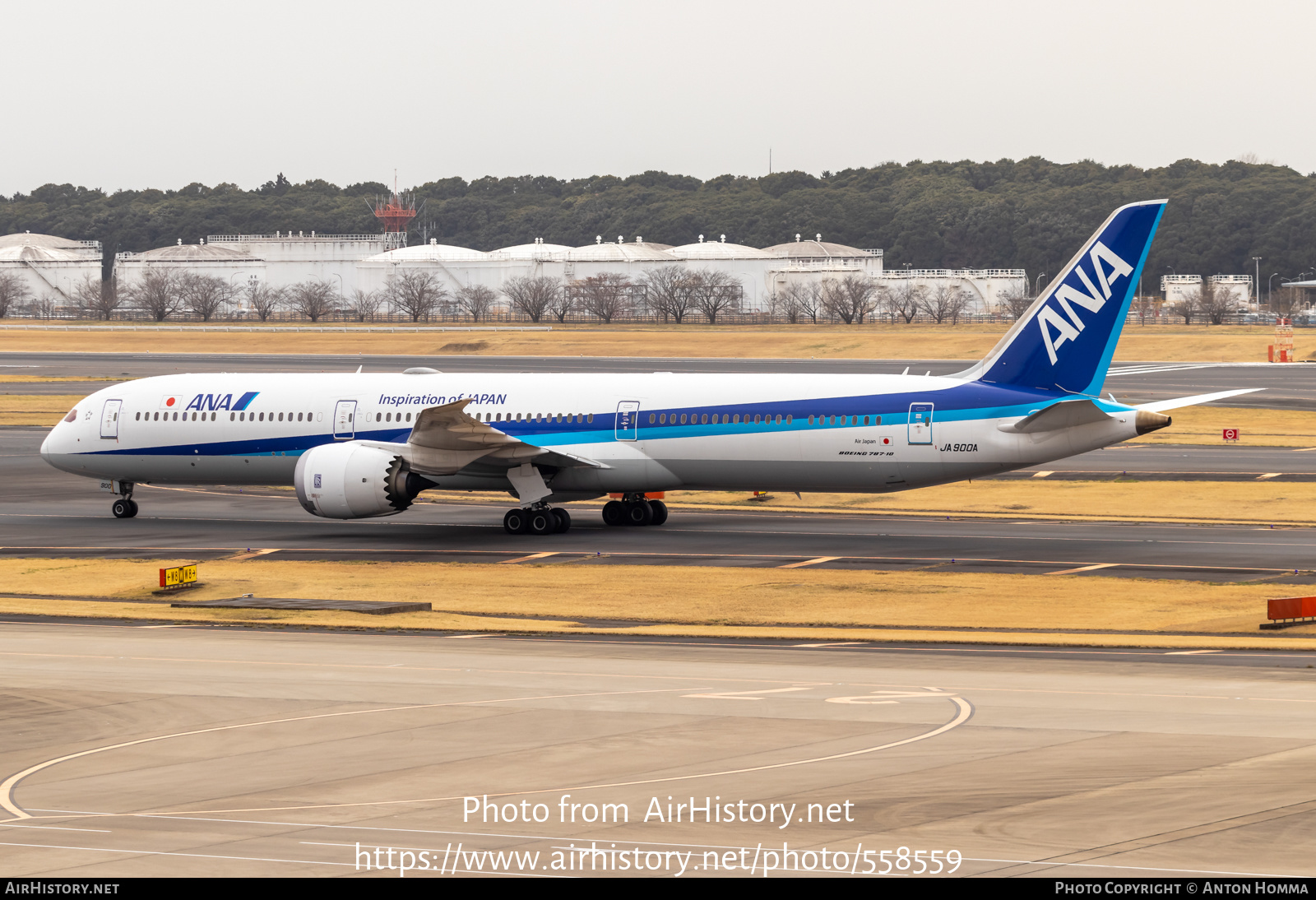 Aircraft Photo of JA900A | Boeing 787-10 Dreamliner | All Nippon Airways - ANA | AirHistory.net #558559