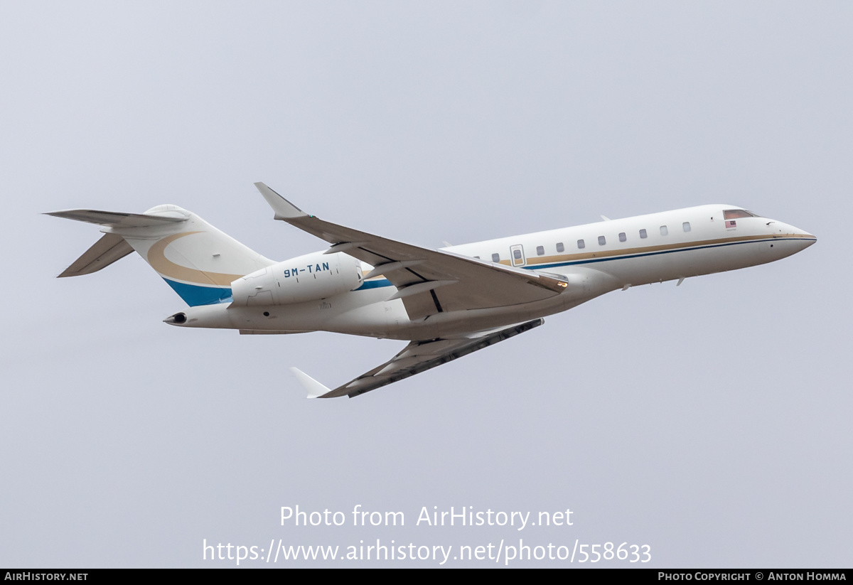 Aircraft Photo of 9M-TAN | Bombardier Global 5000 (BD-700-1A11) | AirHistory.net #558633