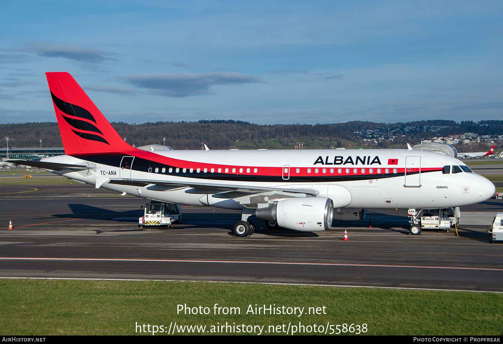 Aircraft Photo of TC-ANA | Airbus ACJ319 (A319-115/CJ) | Albania Government | AirHistory.net #558638