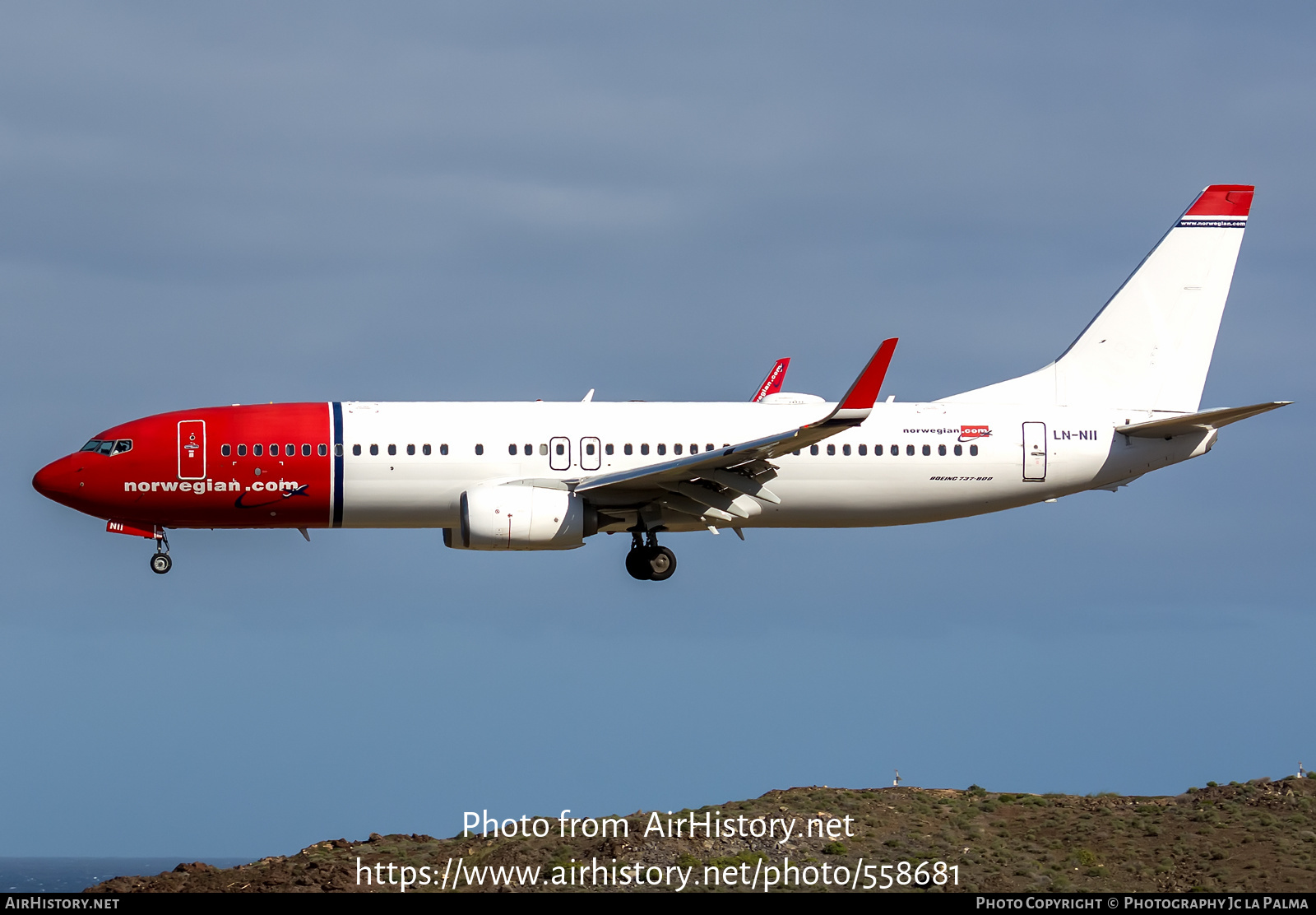 Aircraft Photo of LN-NII | Boeing 737-8JP | Norwegian | AirHistory.net #558681