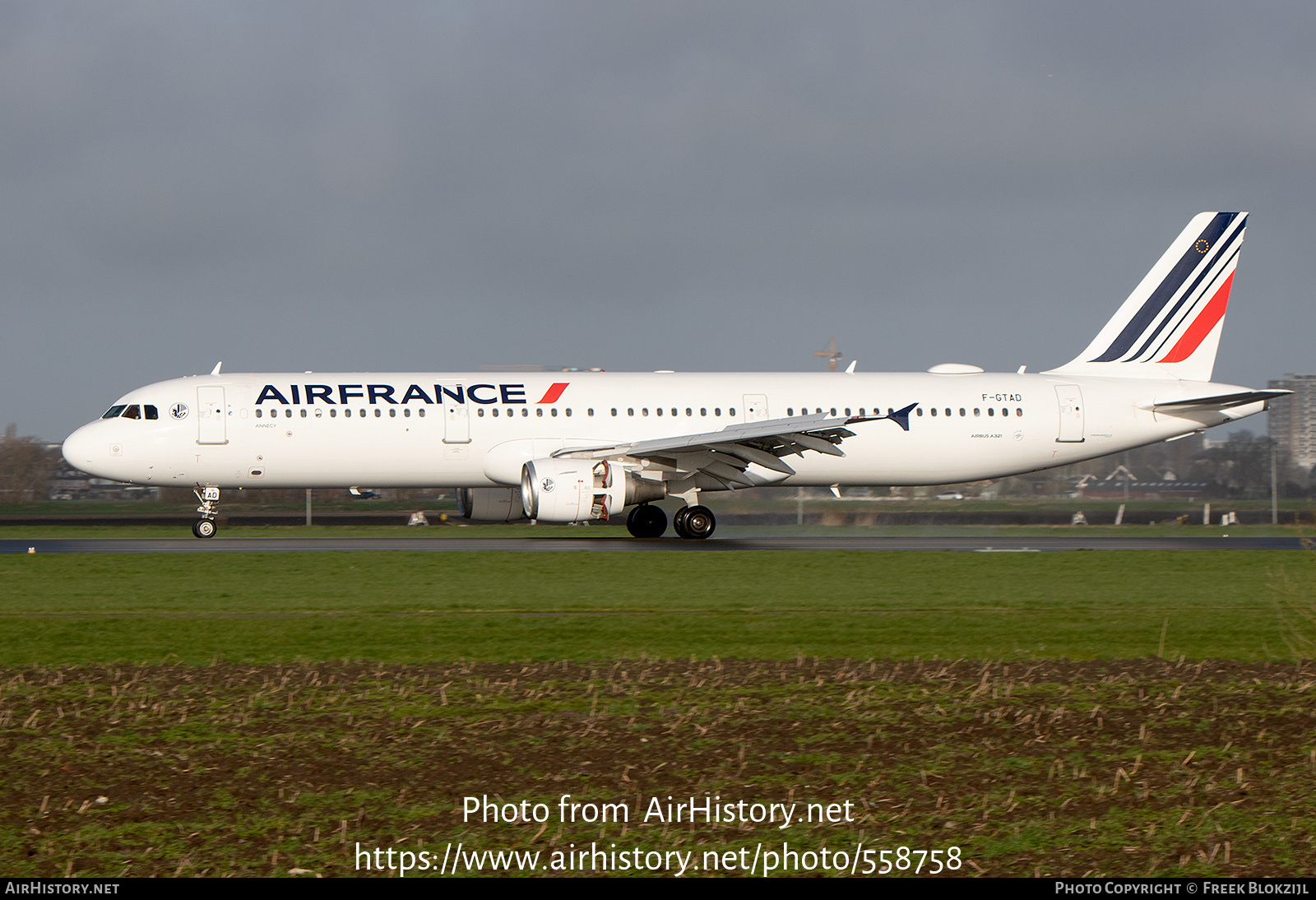 Aircraft Photo of F-GTAD | Airbus A321-212 | Air France | AirHistory.net #558758