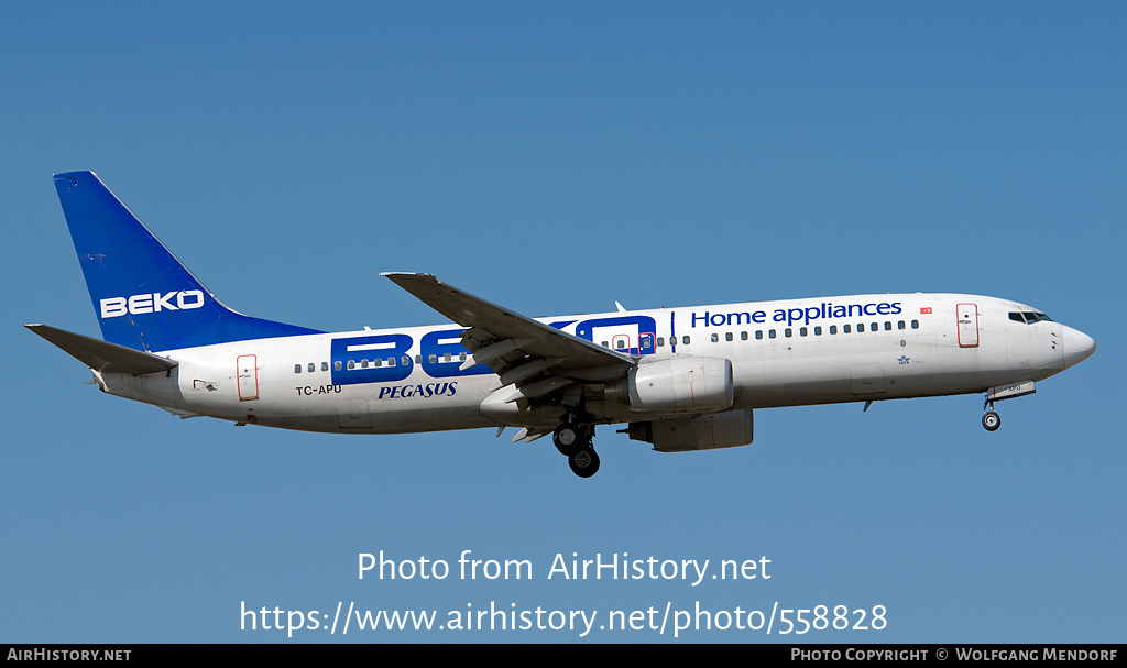 Aircraft Photo of TC-APU | Boeing 737-82R | Pegasus Airlines | AirHistory.net #558828