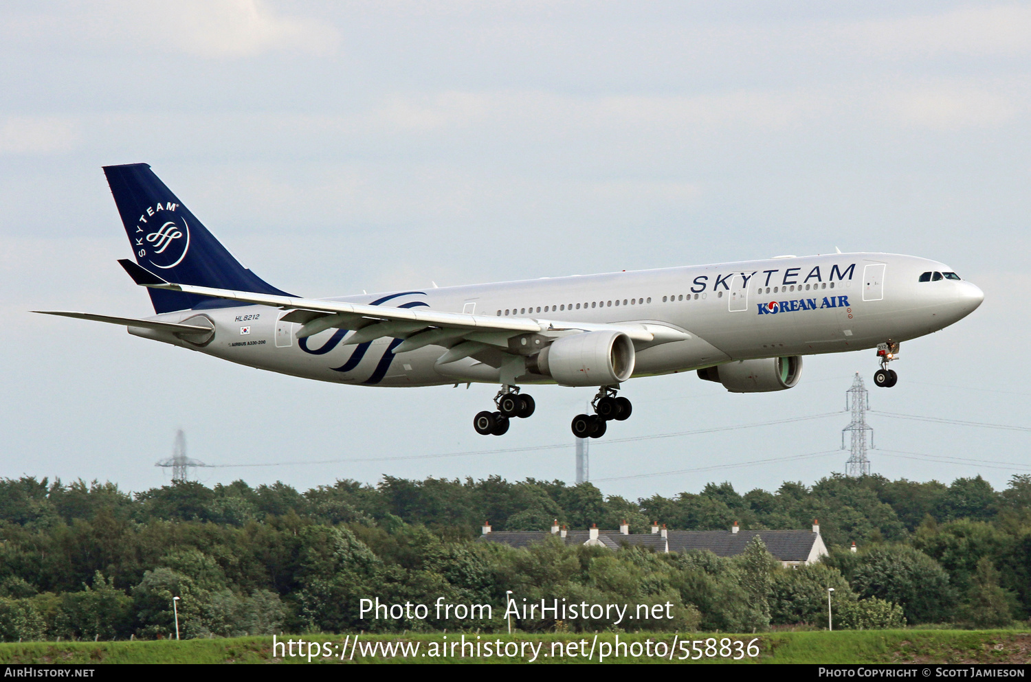 Aircraft Photo of HL8212 | Airbus A330-223 | Korean Air | AirHistory.net #558836