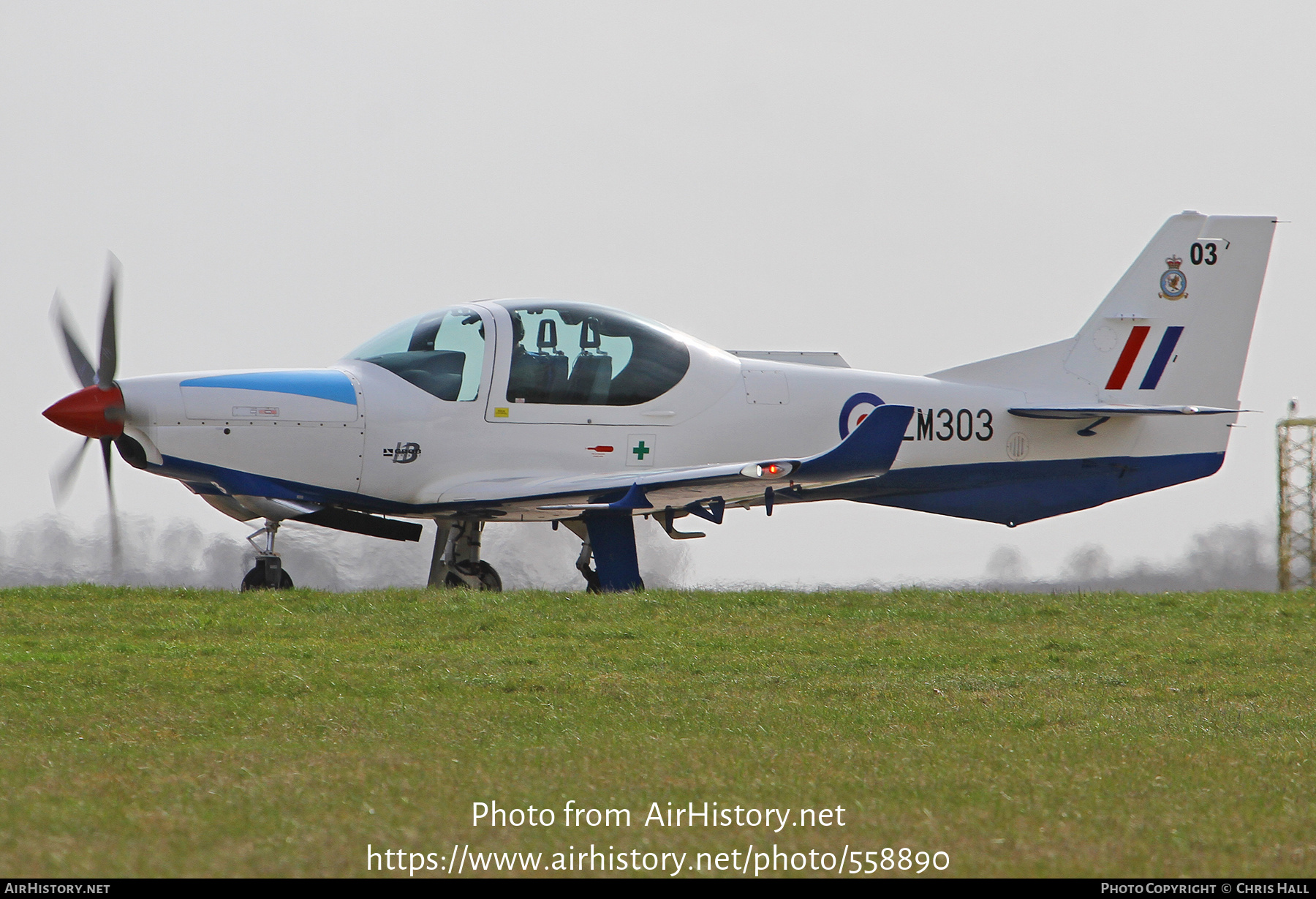 Aircraft Photo of ZM303 | Grob G-120TP Prefect T1 | UK - Air Force | AirHistory.net #558890