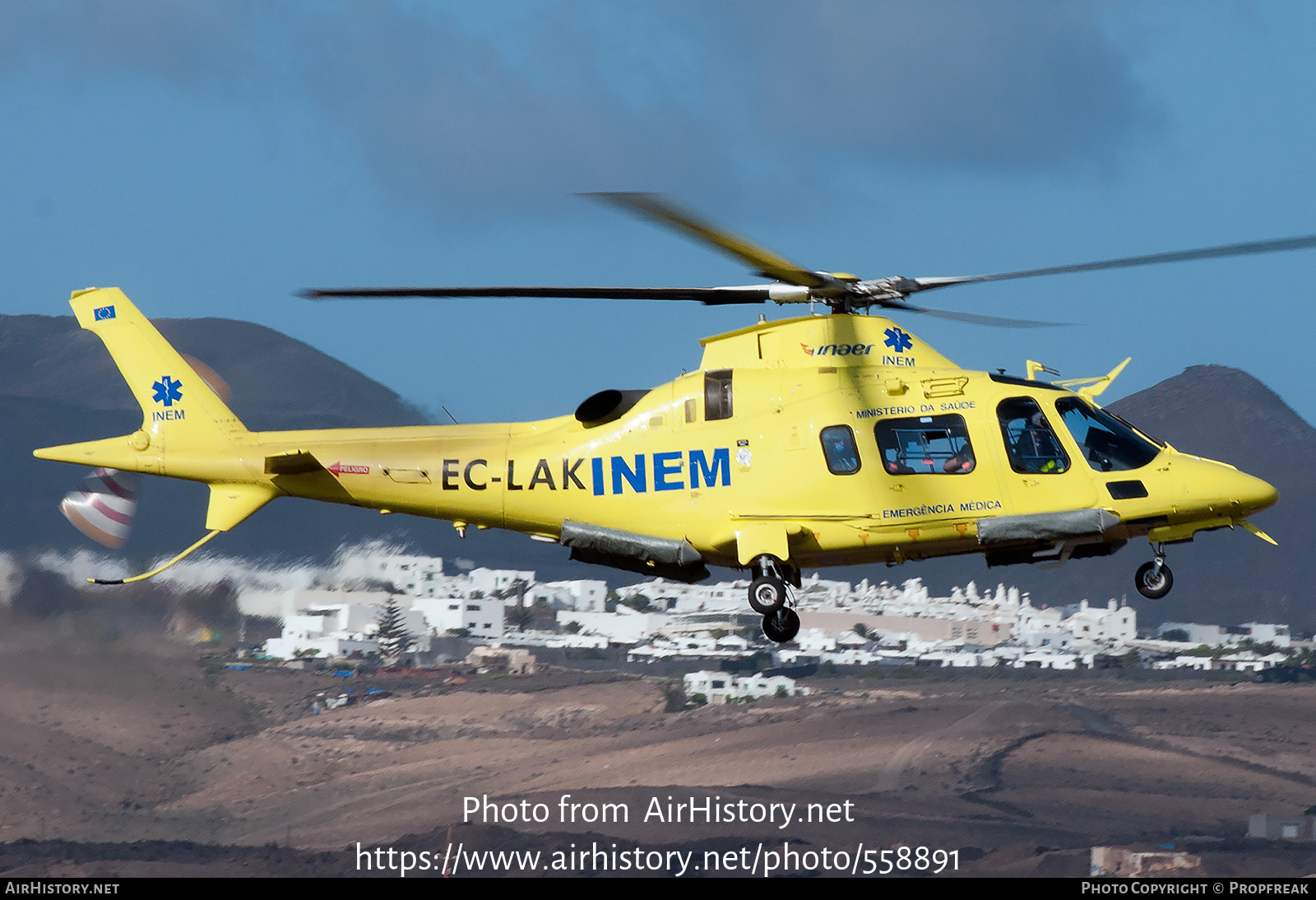 Aircraft Photo of EC-LAK | Agusta A-109E Power | Inaer | AirHistory.net #558891