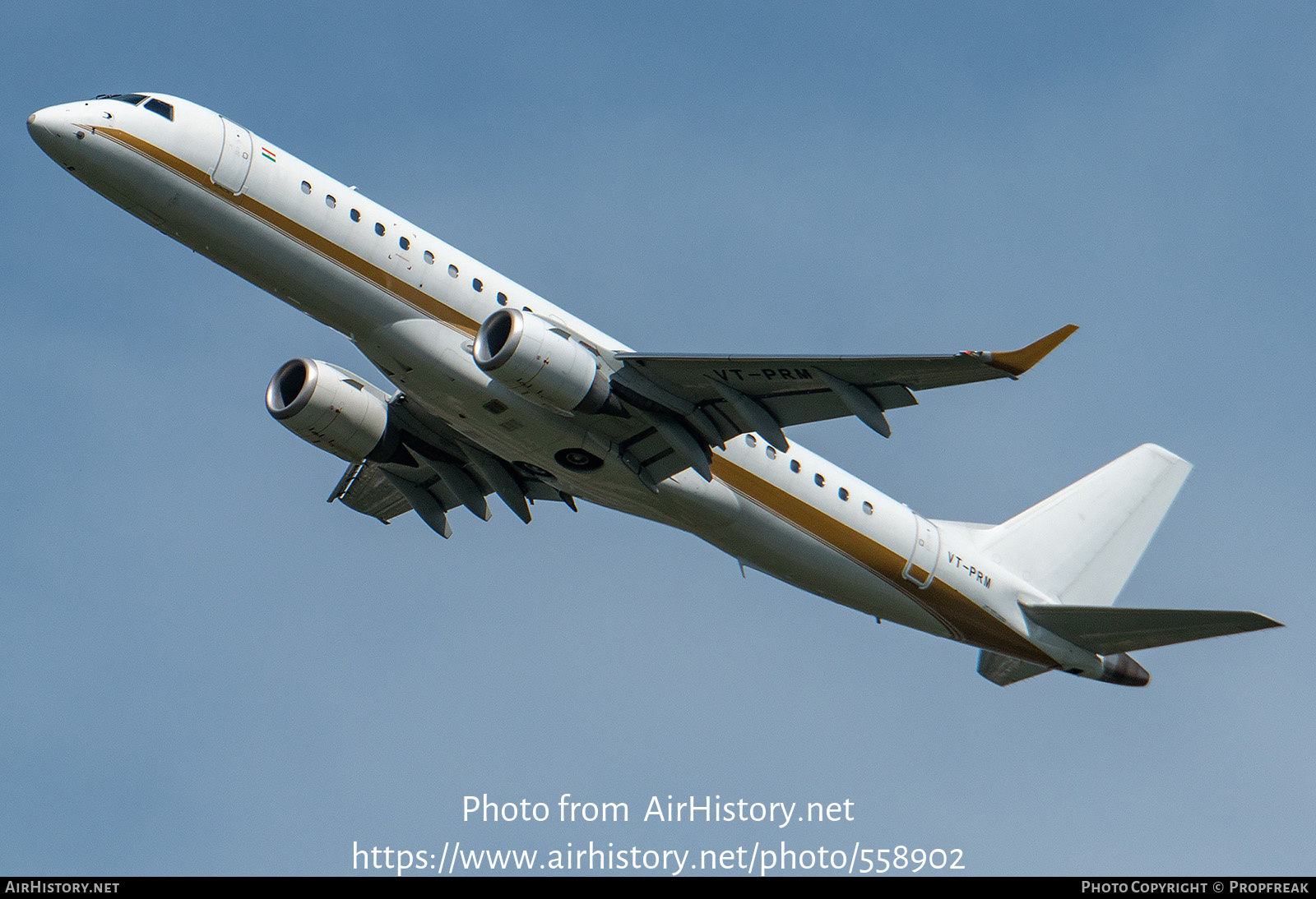 Aircraft Photo of VT-PRM | Embraer Lineage 1000E (ERJ-190-100ECJ) | AirHistory.net #558902