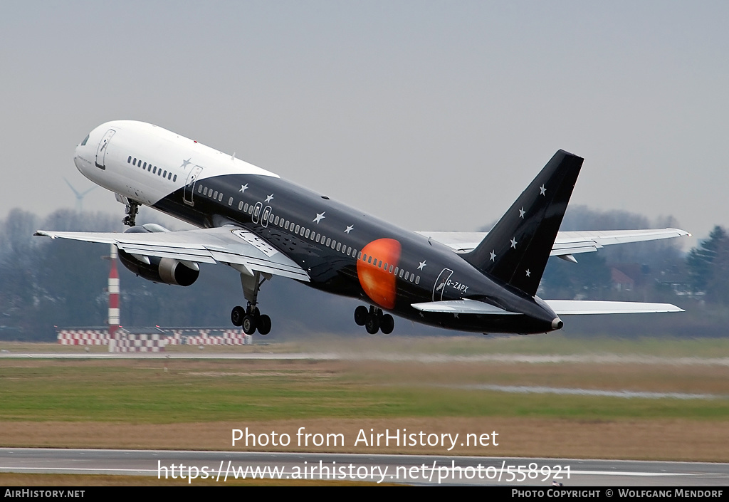 Aircraft Photo of G-ZAPX | Boeing 757-256 | Titan Airways | AirHistory.net #558921