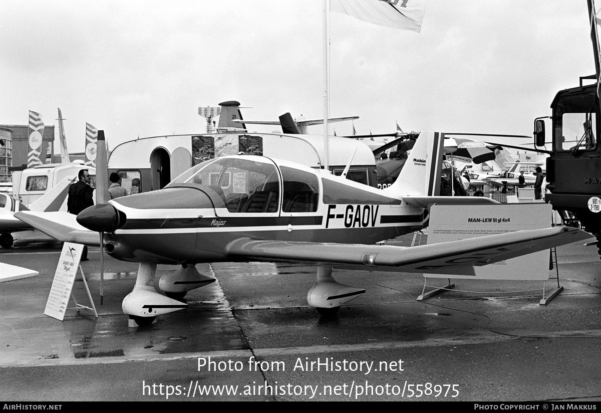 Aircraft Photo of F-GAOV | Robin DR-400-140B Major | AirHistory.net #558975