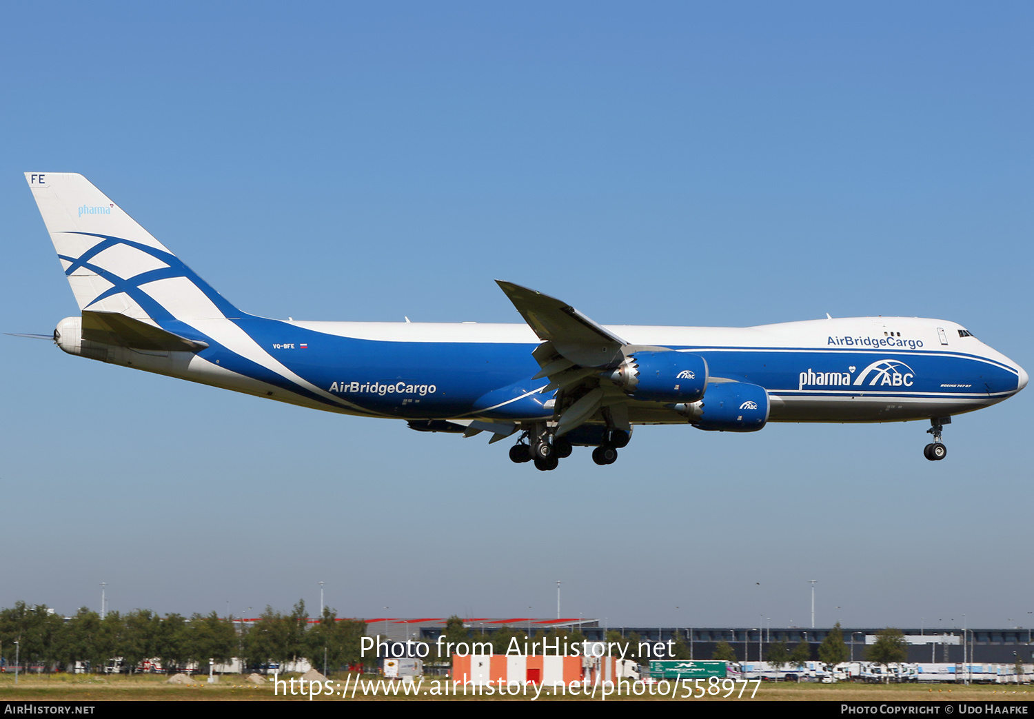 Aircraft Photo of VQ-BFE | Boeing 747-83QF/SCD | ABC Pharma - AirBridgeCargo Airlines | AirHistory.net #558977