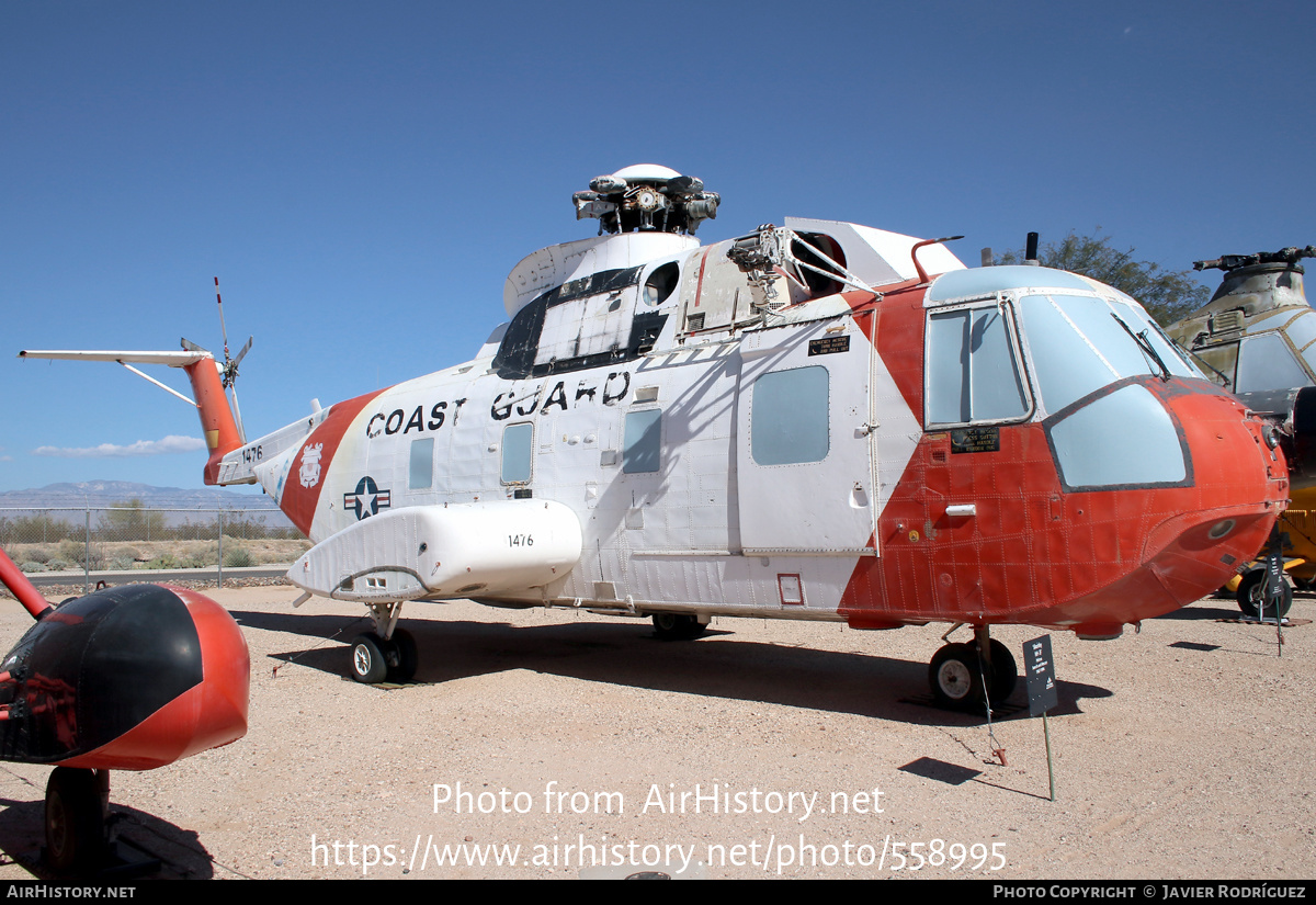 Aircraft Photo of 1476 | Sikorsky HH-3F Pelican (S-61R) | USA - Coast Guard | AirHistory.net #558995