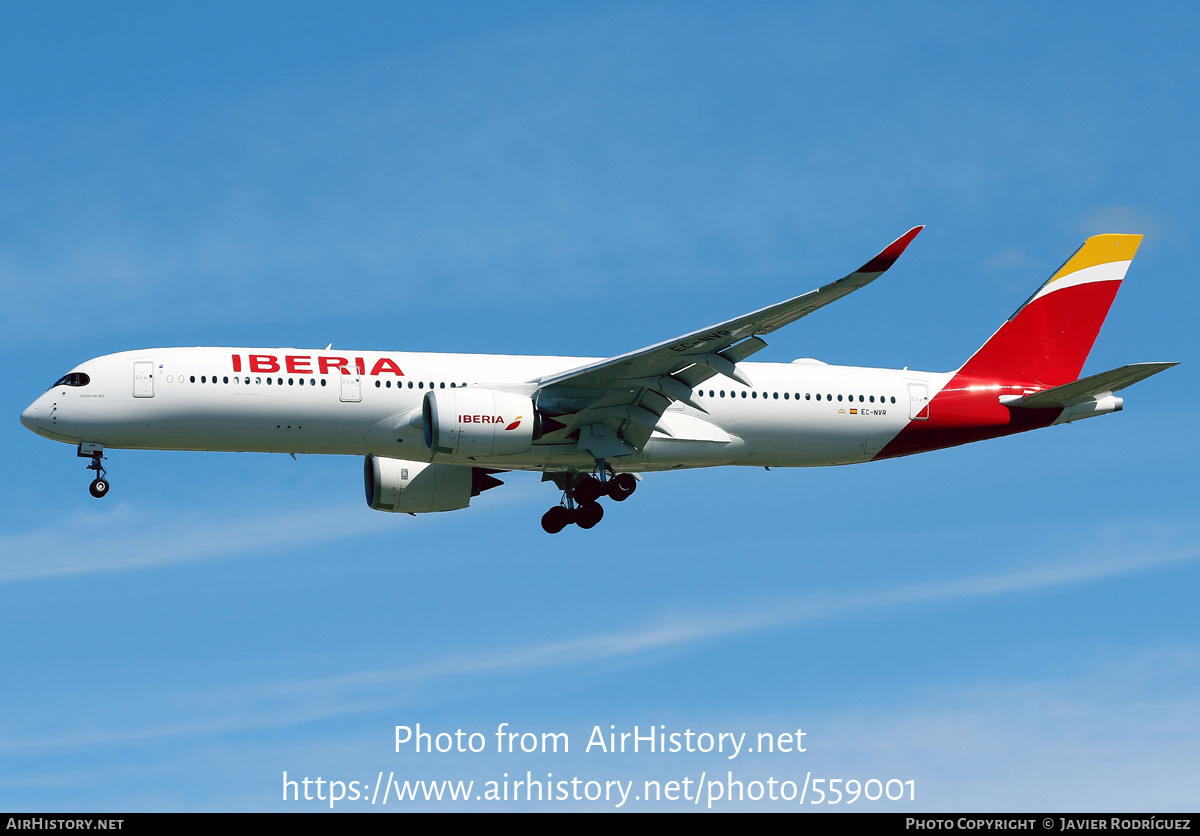 Aircraft Photo of EC-NVR | Airbus A350-941 | Iberia | AirHistory.net #559001