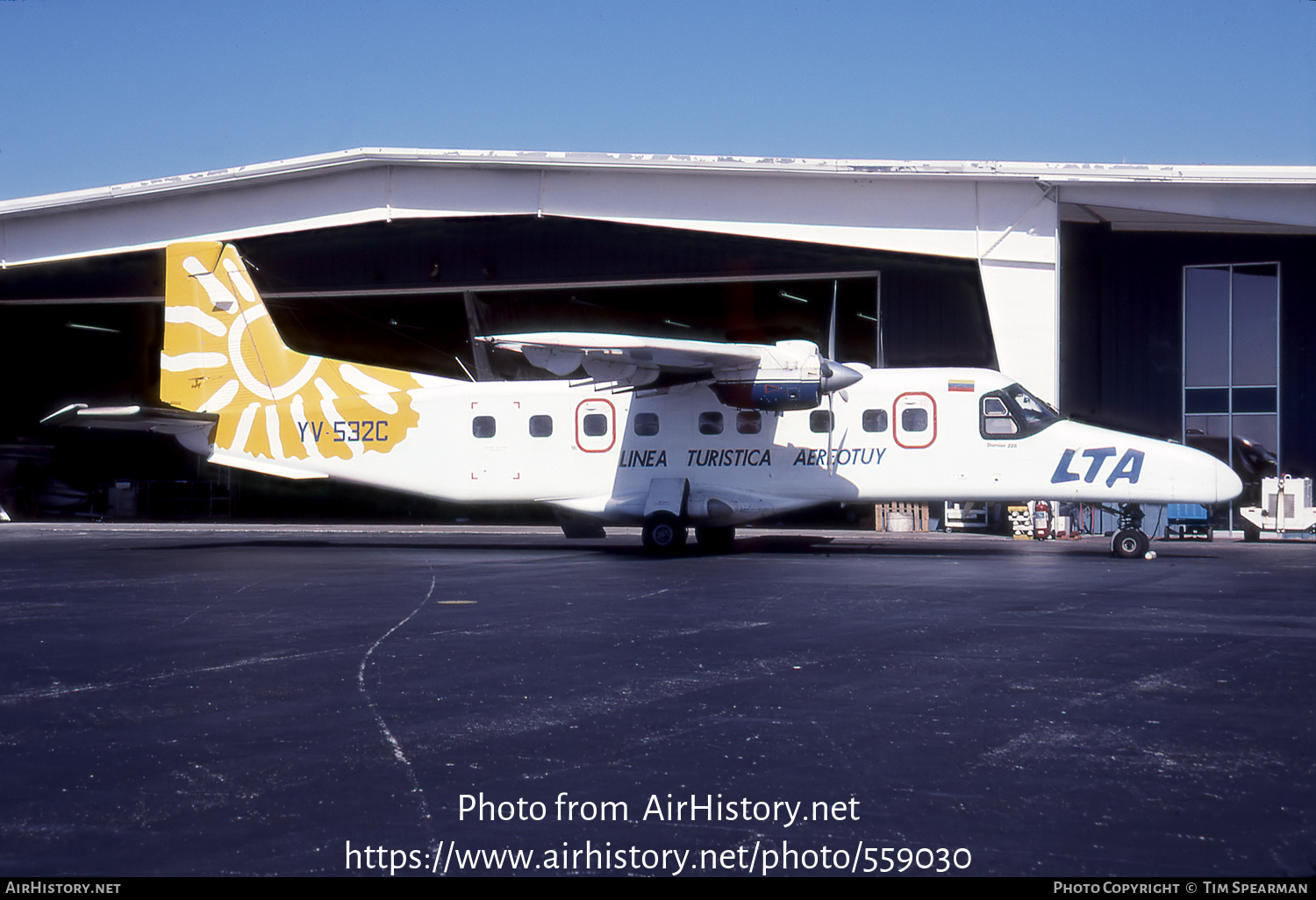 Aircraft Photo of YV-532C | Dornier 228-212 | Línea Turística Aereotuy - LTA | AirHistory.net #559030