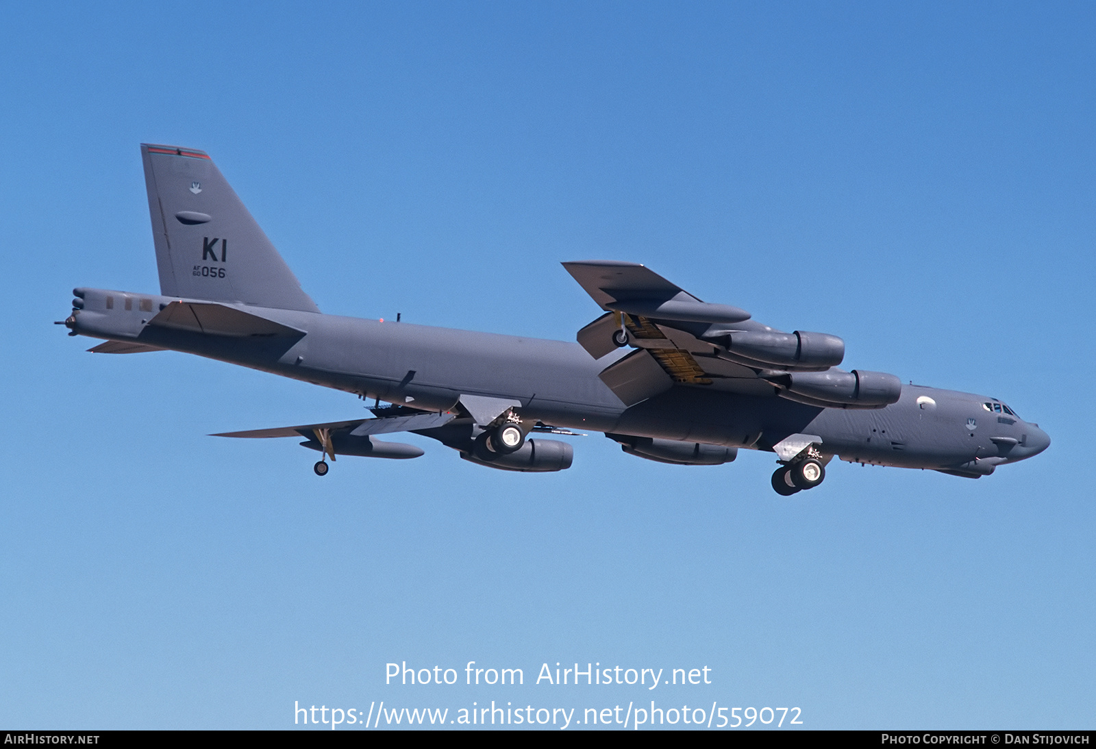 Aircraft Photo Of 60-0056 / AF60-056 | Boeing B-52H Stratofortress ...