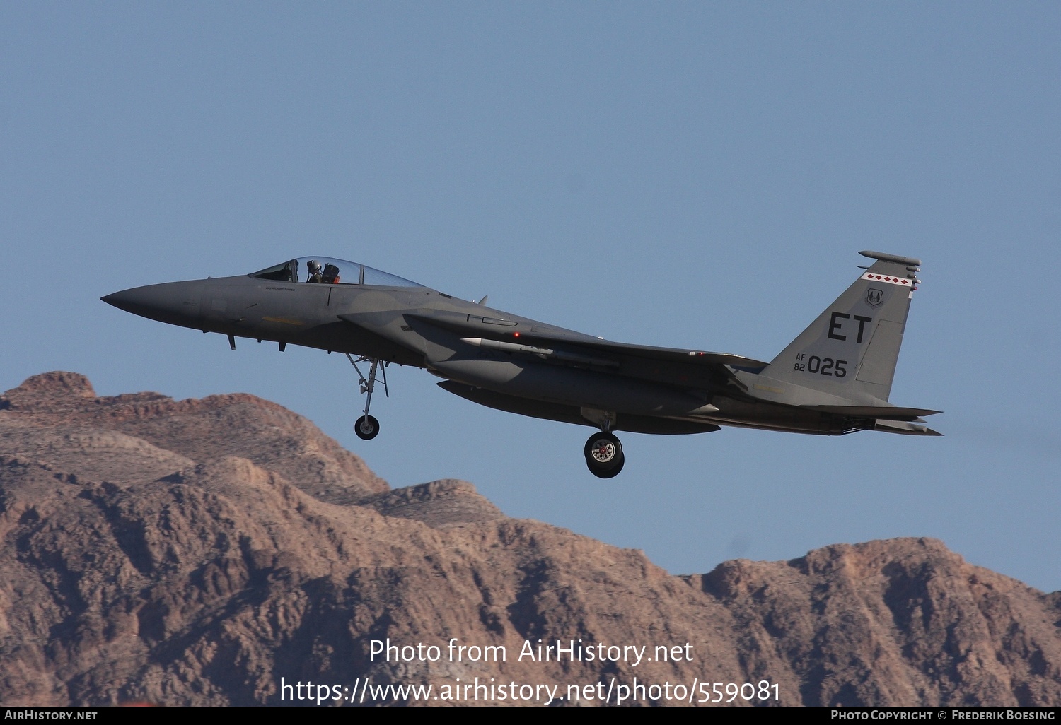 Aircraft Photo of 82-0025 / AF82-025 | McDonnell Douglas F-15C Eagle | USA - Air Force | AirHistory.net #559081