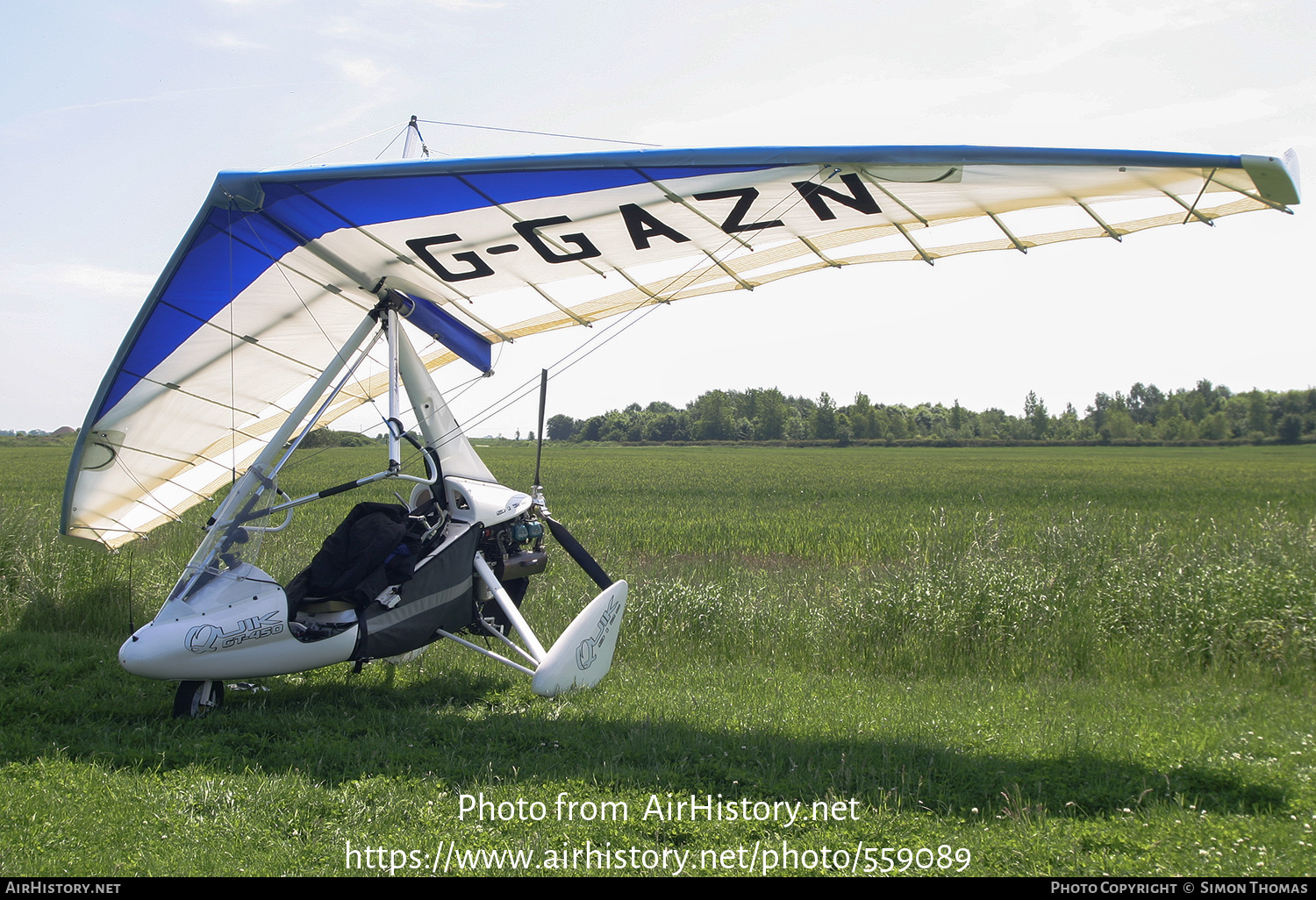 Aircraft Photo of G-GAZN | P&M Aviation Quik GT450 | AirHistory.net #559089