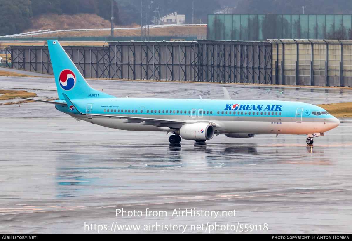 Aircraft Photo Of Hl8221 Boeing 737 9b5er Korean Air 559118 