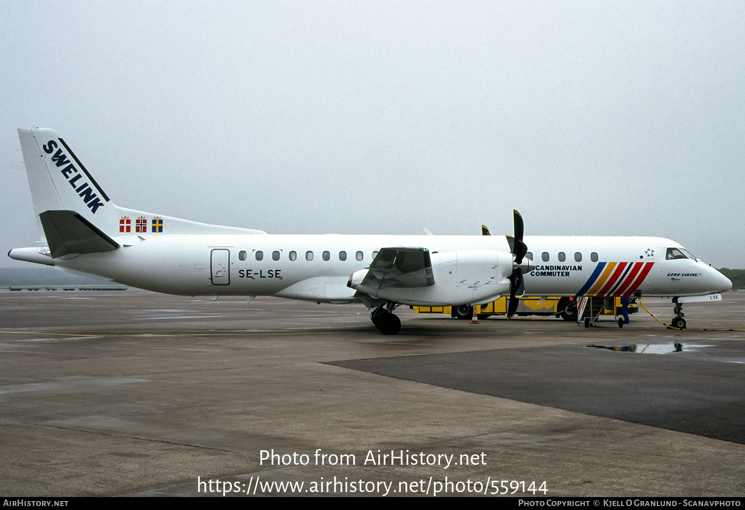 Aircraft Photo of SE-LSE | Saab 2000 | Scandinavian Commuter - Swelink | AirHistory.net #559144