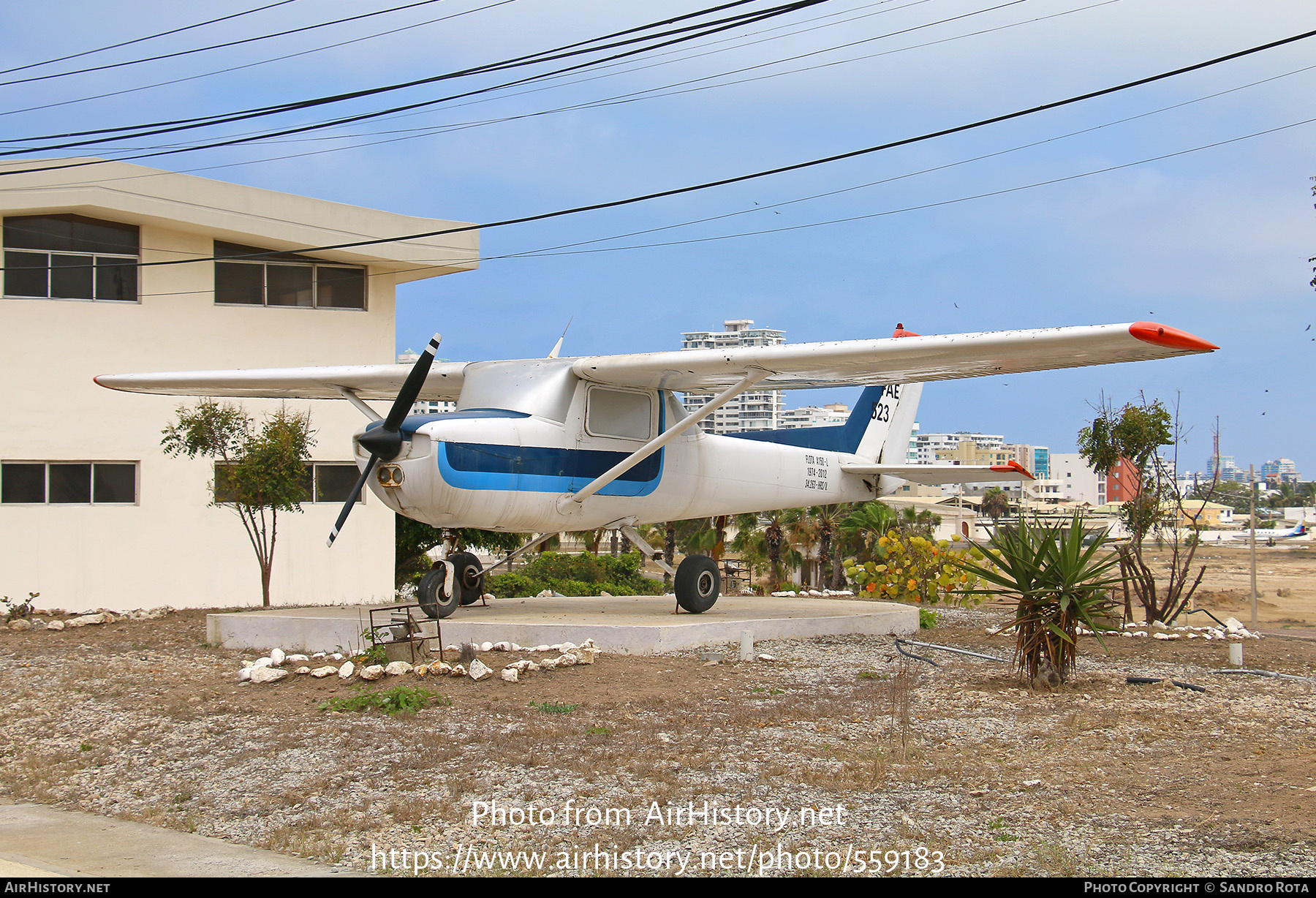 Aircraft Photo of FAE-523 | Cessna A150L Aerobat | Ecuador - Air Force | AirHistory.net #559183