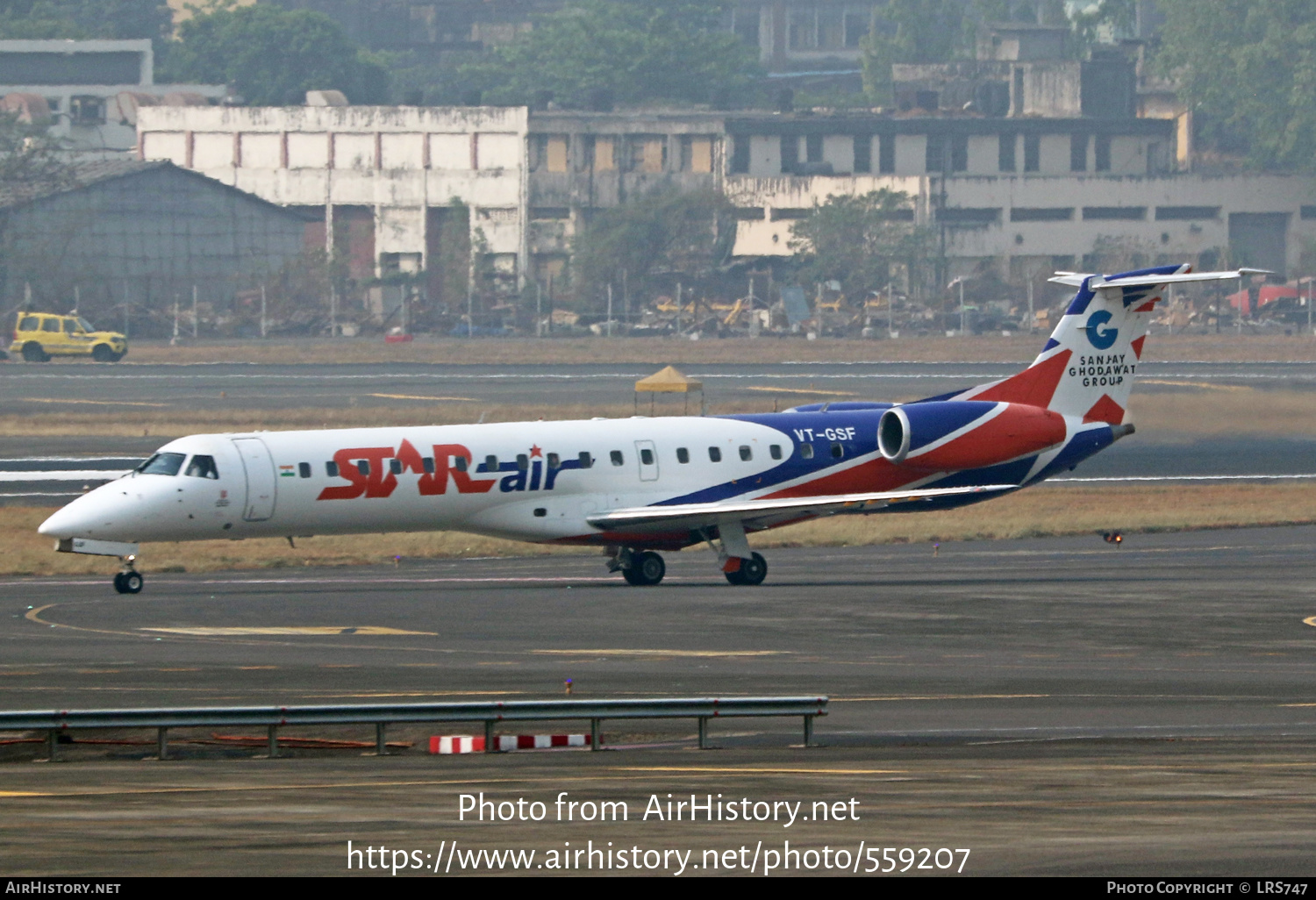 Aircraft Photo of VT-GSF | Embraer ERJ-145LR (EMB-145LR) | Star Air | AirHistory.net #559207