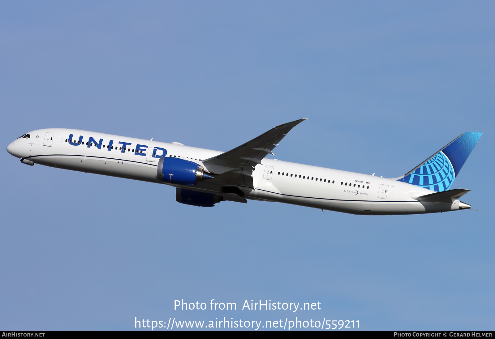 Aircraft Photo of N14016 | Boeing 787-10 Dreamliner | United Airlines | AirHistory.net #559211