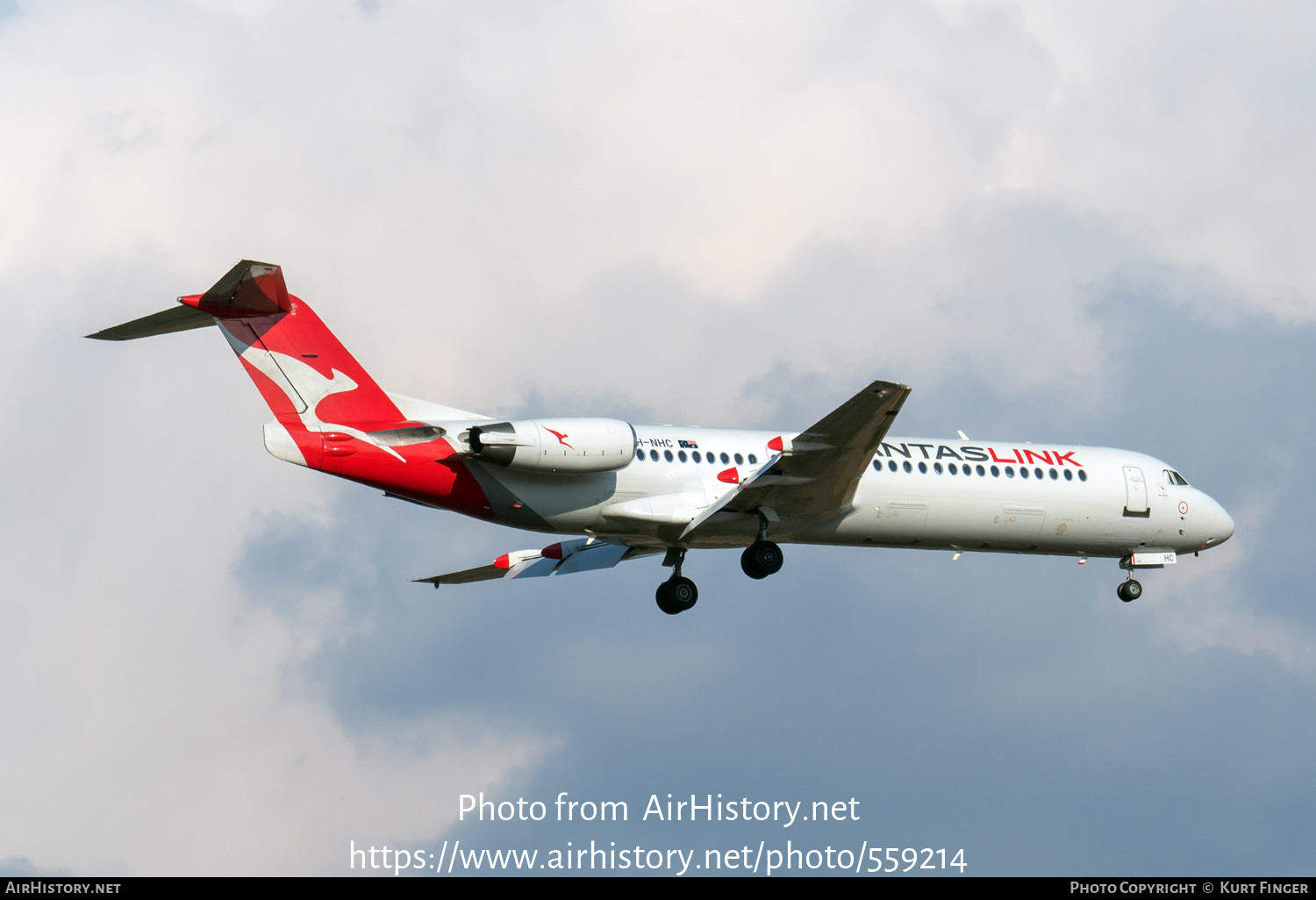 Aircraft Photo of VH-NHC | Fokker 100 (F28-0100) | QantasLink ...