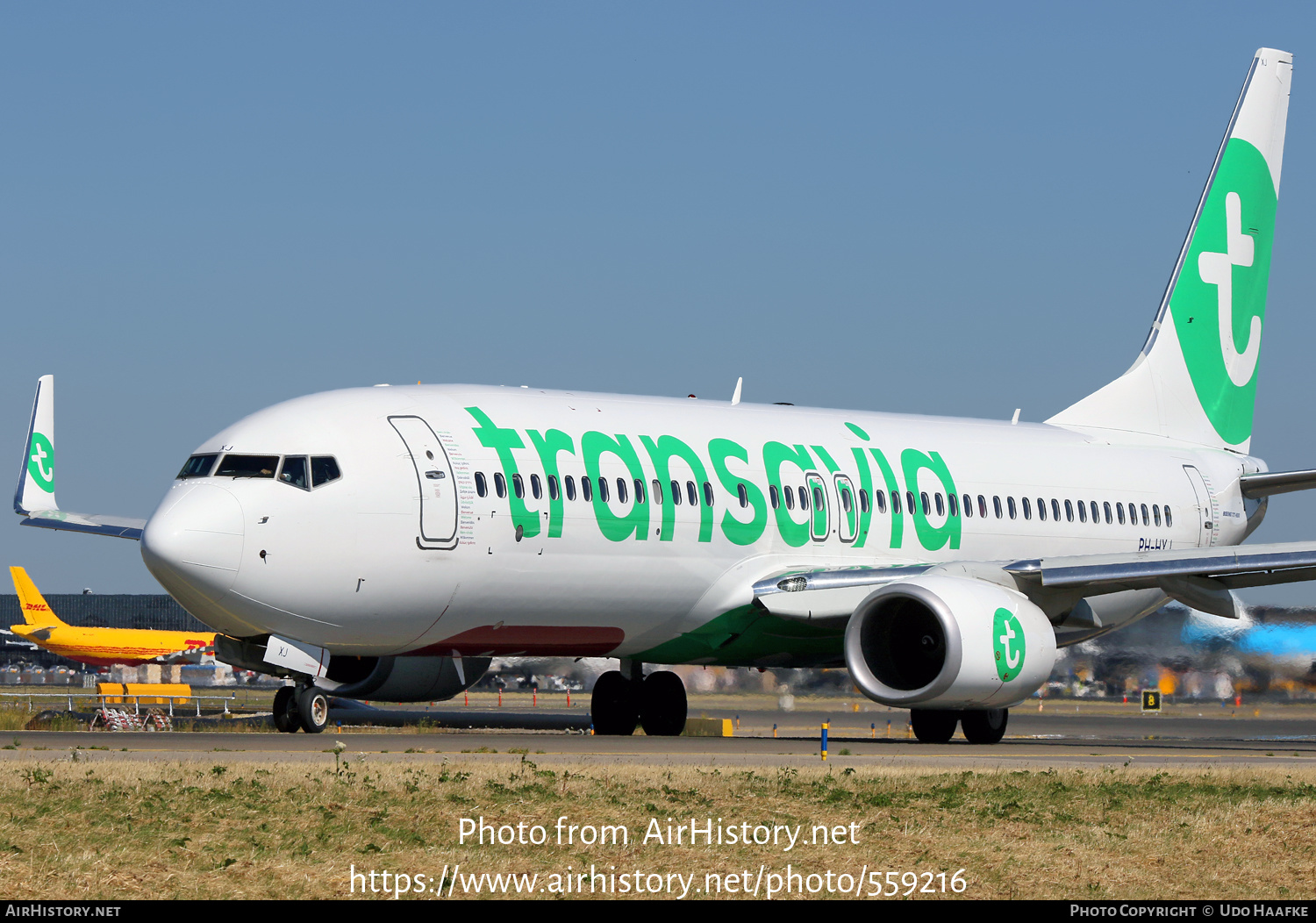 Aircraft Photo of PH-HXJ | Boeing 737-800 | Transavia | AirHistory.net #559216