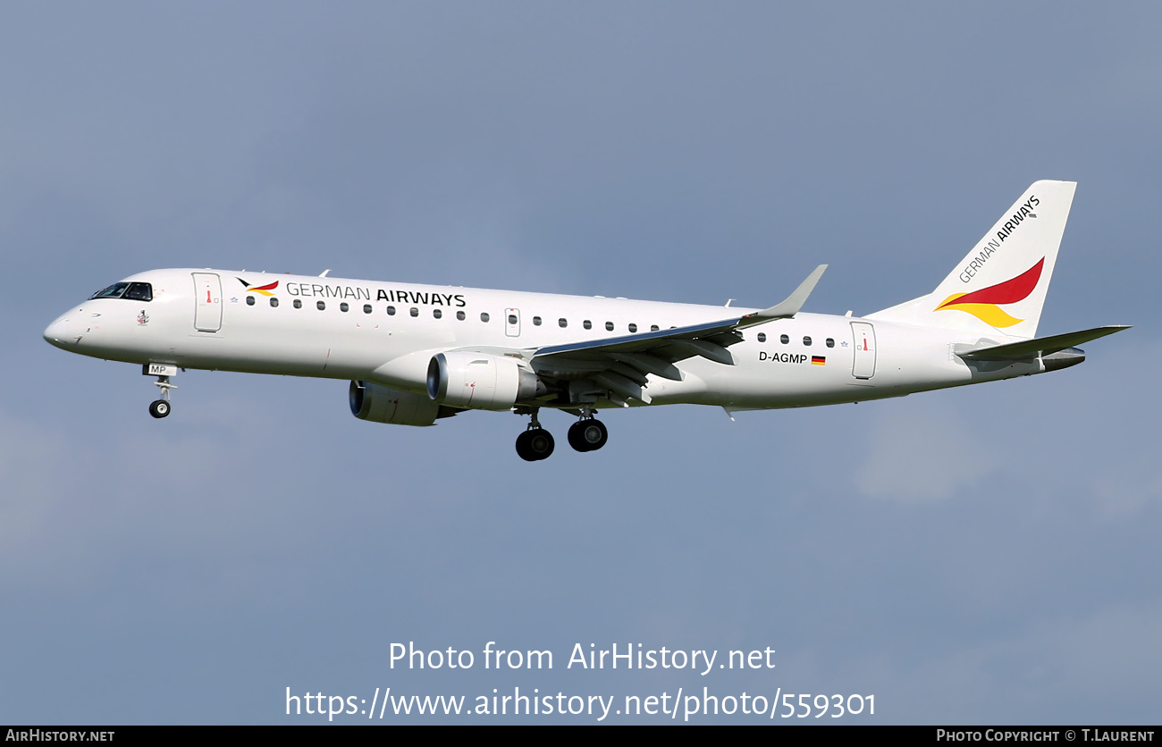 Aircraft Photo of D-AGMP | Embraer 190AR (ERJ-190-100IGW) | German Airways | AirHistory.net #559301