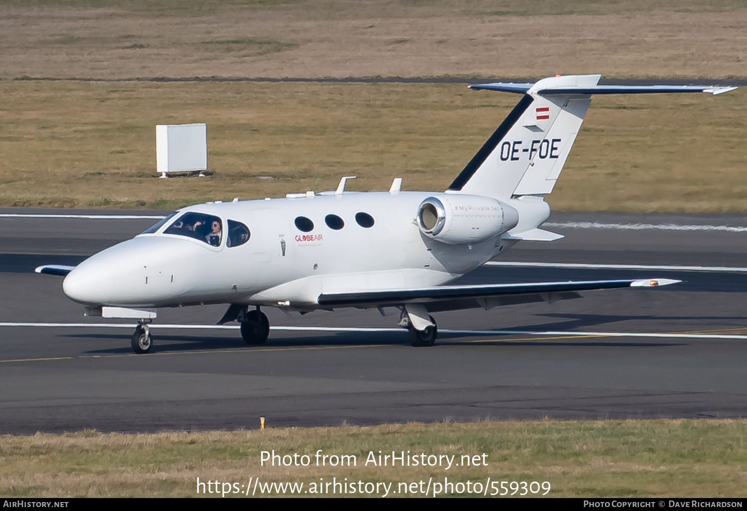 Aircraft Photo of OE-FOE | Cessna 510 Citation Mustang | GlobeAir | AirHistory.net #559309