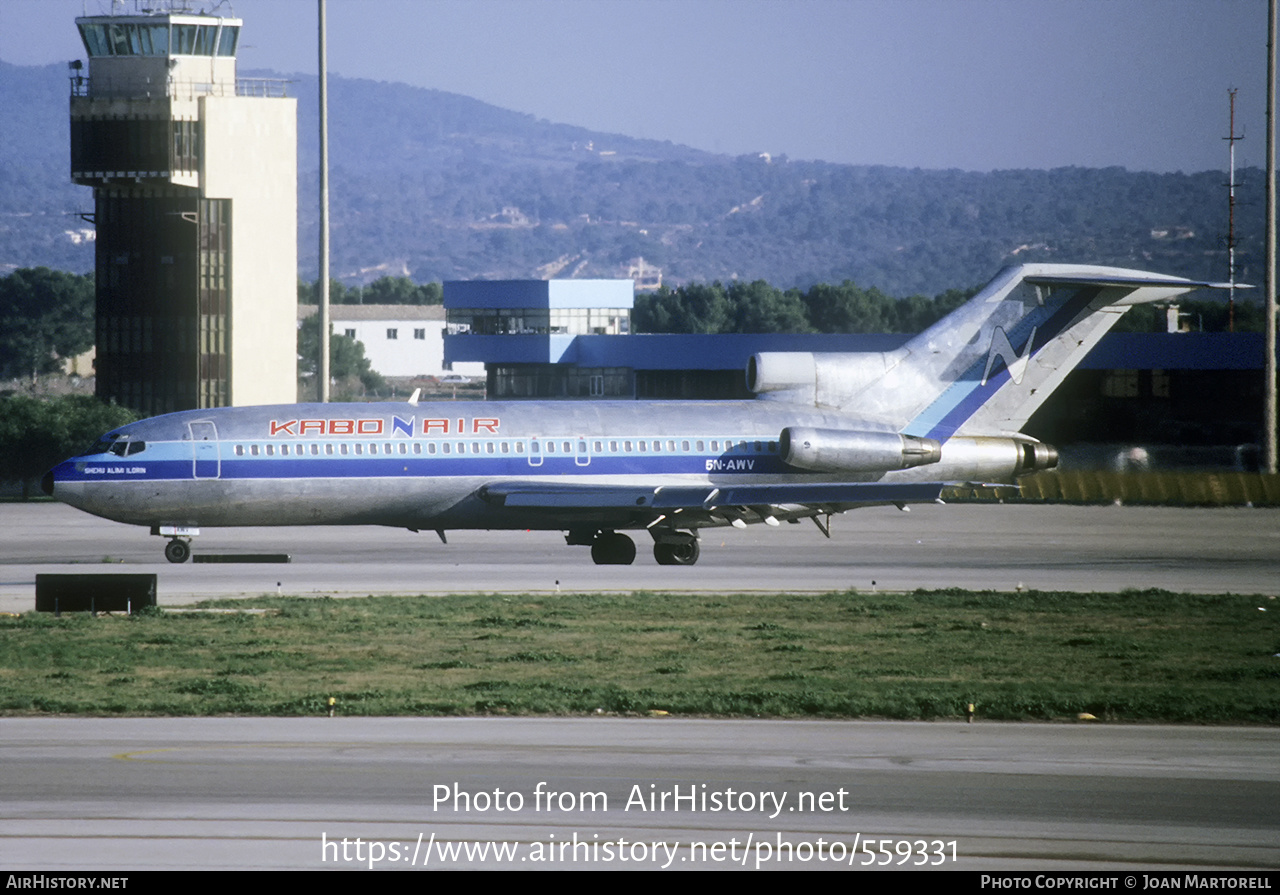 Aircraft Photo of 5N-AWV | Boeing 727-25 | Kabo Air | AirHistory.net #559331