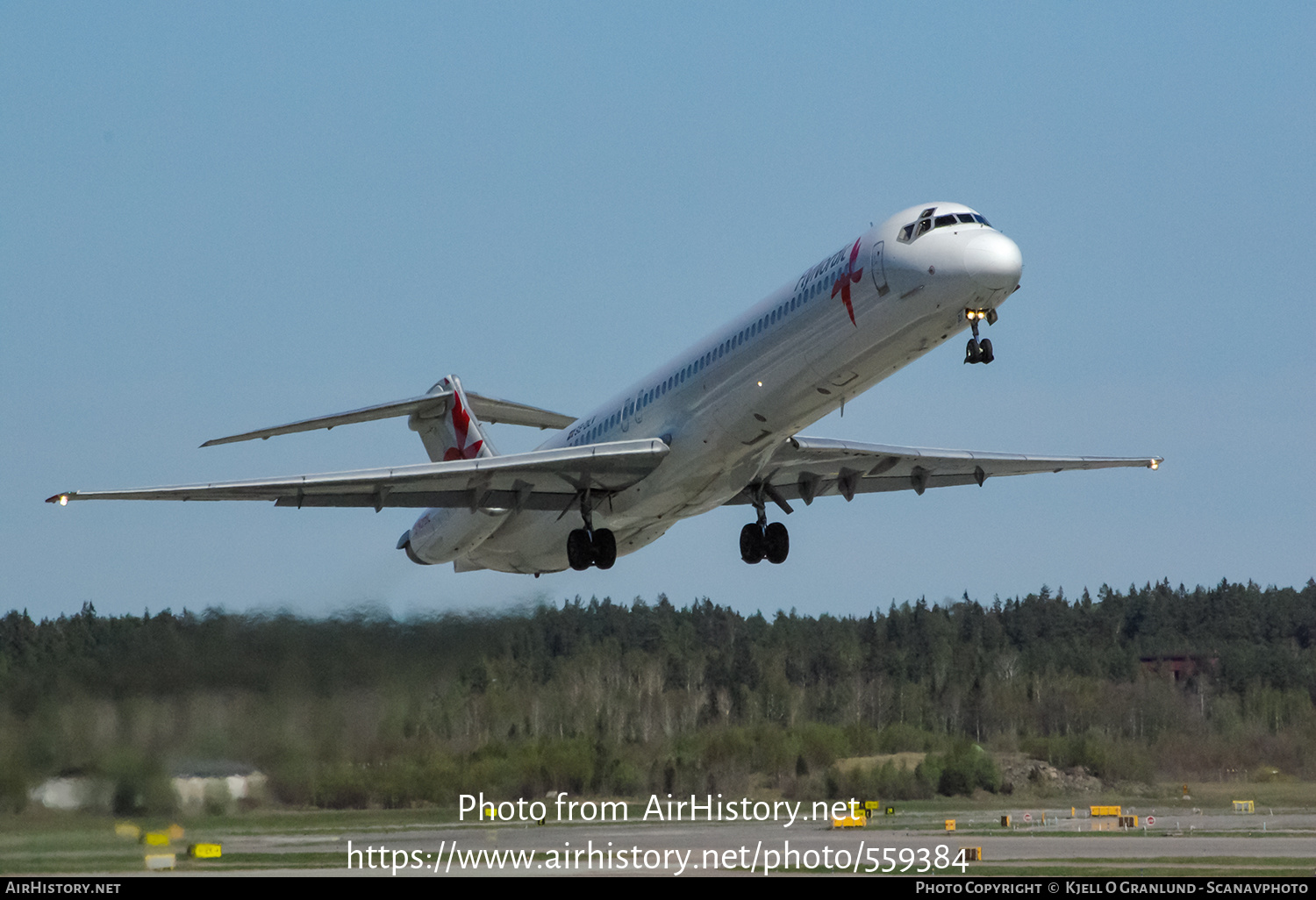 Aircraft Photo of SE-DLV | McDonnell Douglas MD-83 (DC-9-83) | FlyNordic | AirHistory.net #559384