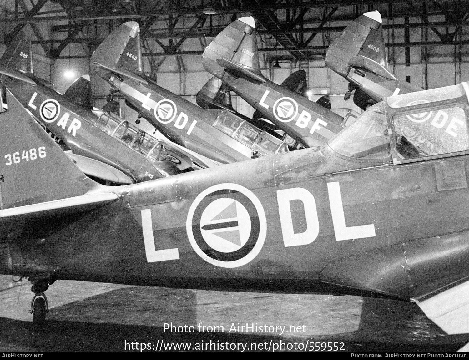 Aircraft Photo of 259 / 36486 | Fairchild PT-26B Cornell (M-62A-4) | Norway - Air Force | AirHistory.net #559552