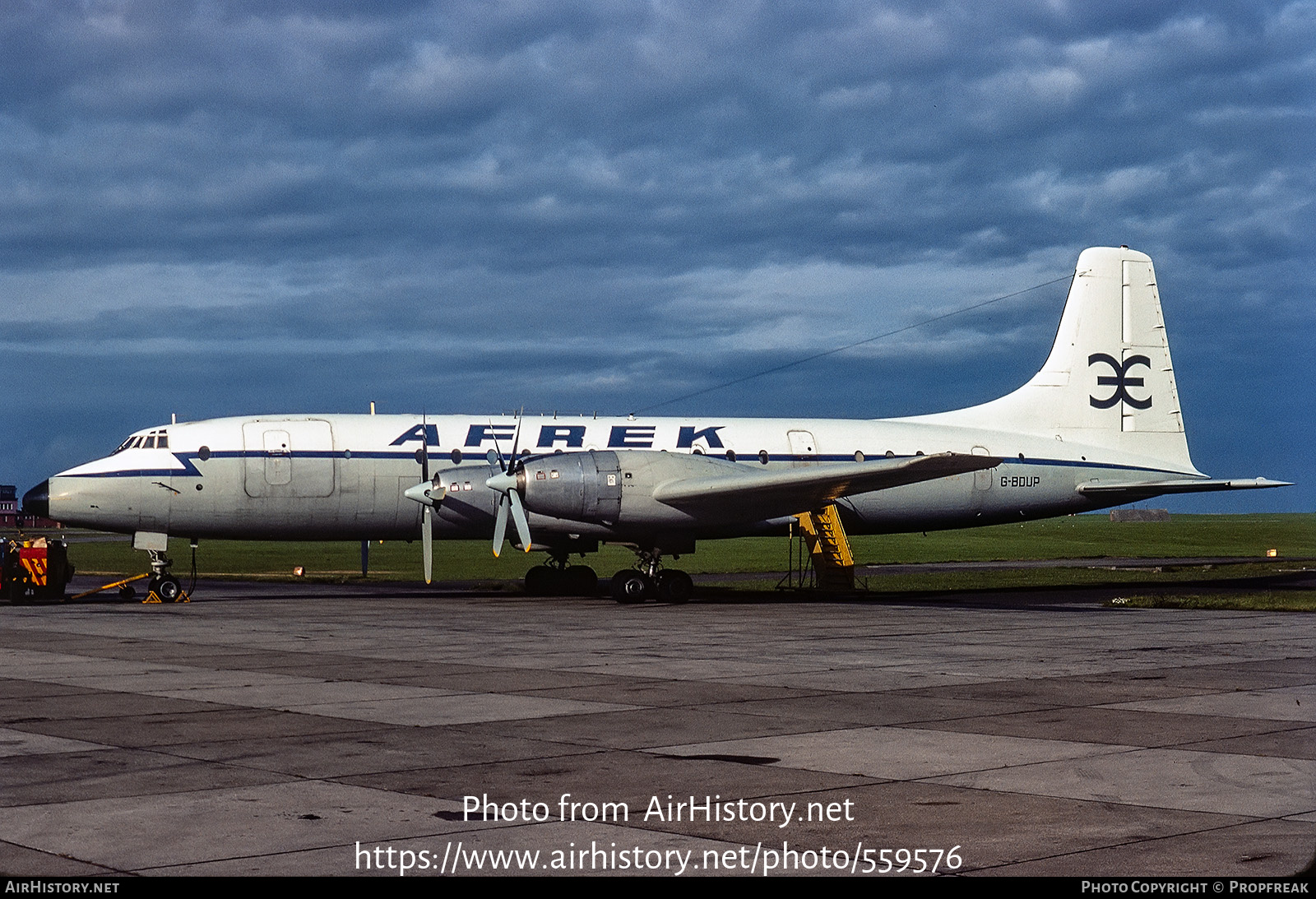 Aircraft Photo of G-BDUP | Bristol 175 Britannia 253F | Afrek | AirHistory.net #559576