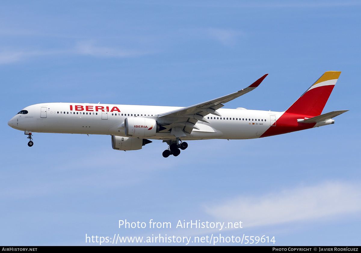 Aircraft Photo of EC-NXE | Airbus A350-941 | Iberia | AirHistory.net #559614