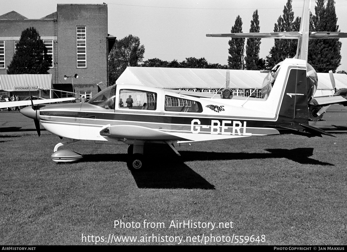 Aircraft Photo of G-BERL | Grumman American AA-5B Tiger | AirHistory.net #559648