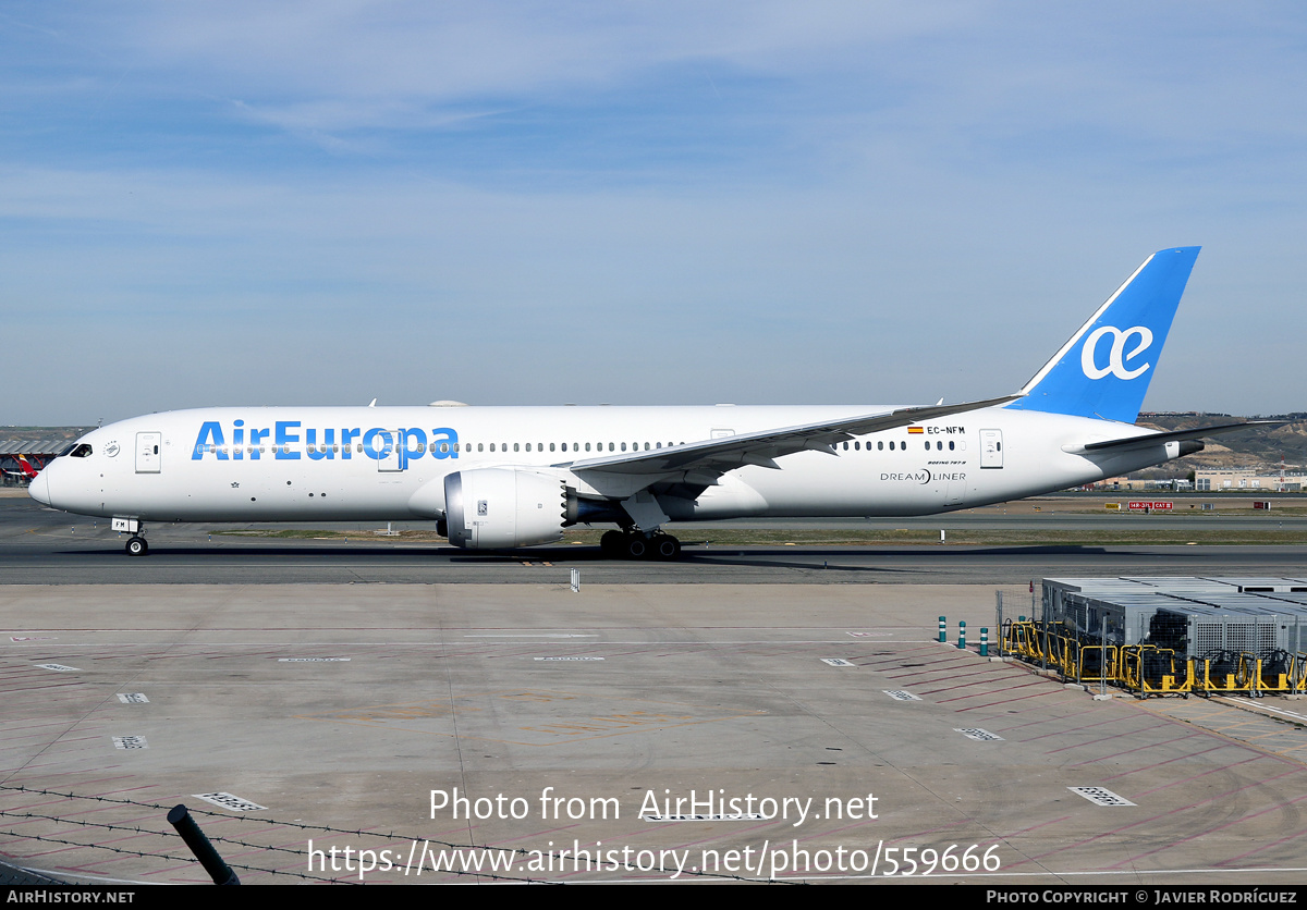 Aircraft Photo of EC-NFM | Boeing 787-9 Dreamliner | Air Europa | AirHistory.net #559666