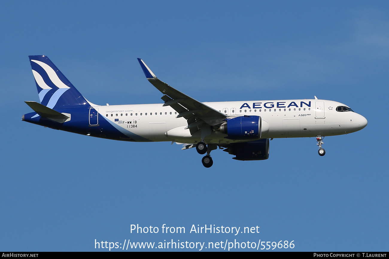 Aircraft Photo of F-WWIB | Airbus A320-271N | Aegean Airlines | AirHistory.net #559686