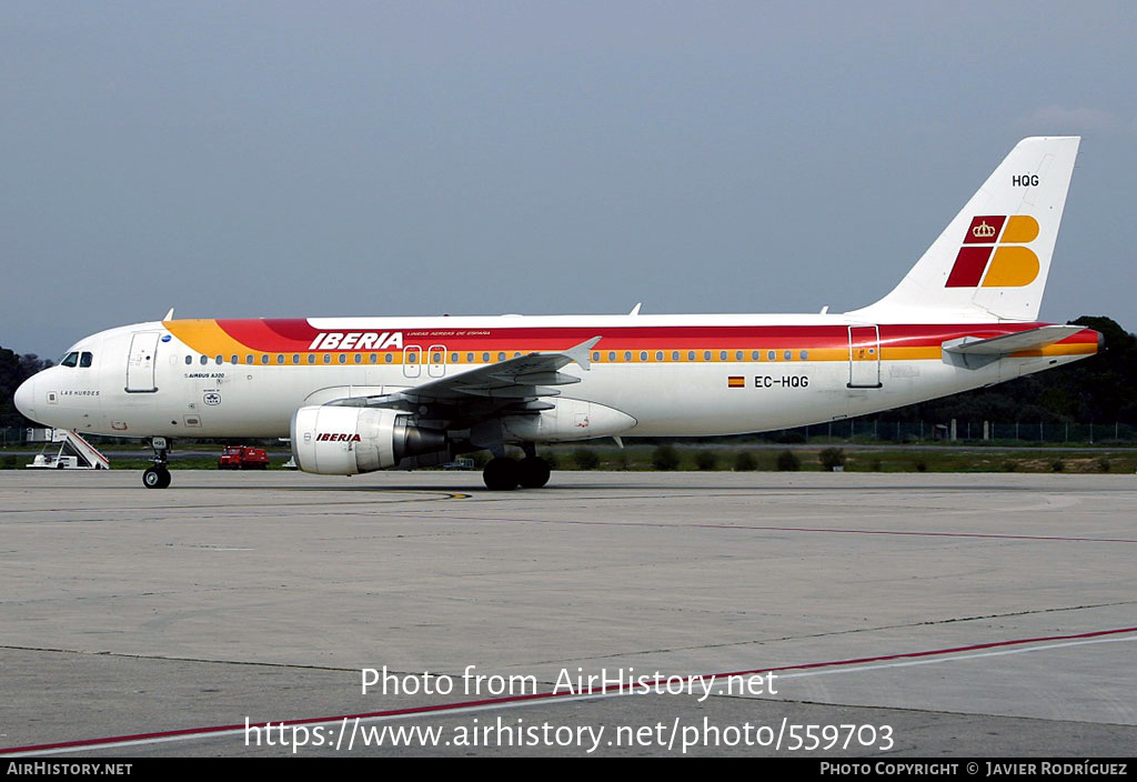 Aircraft Photo of EC-HQG | Airbus A320-214 | Iberia | AirHistory.net #559703