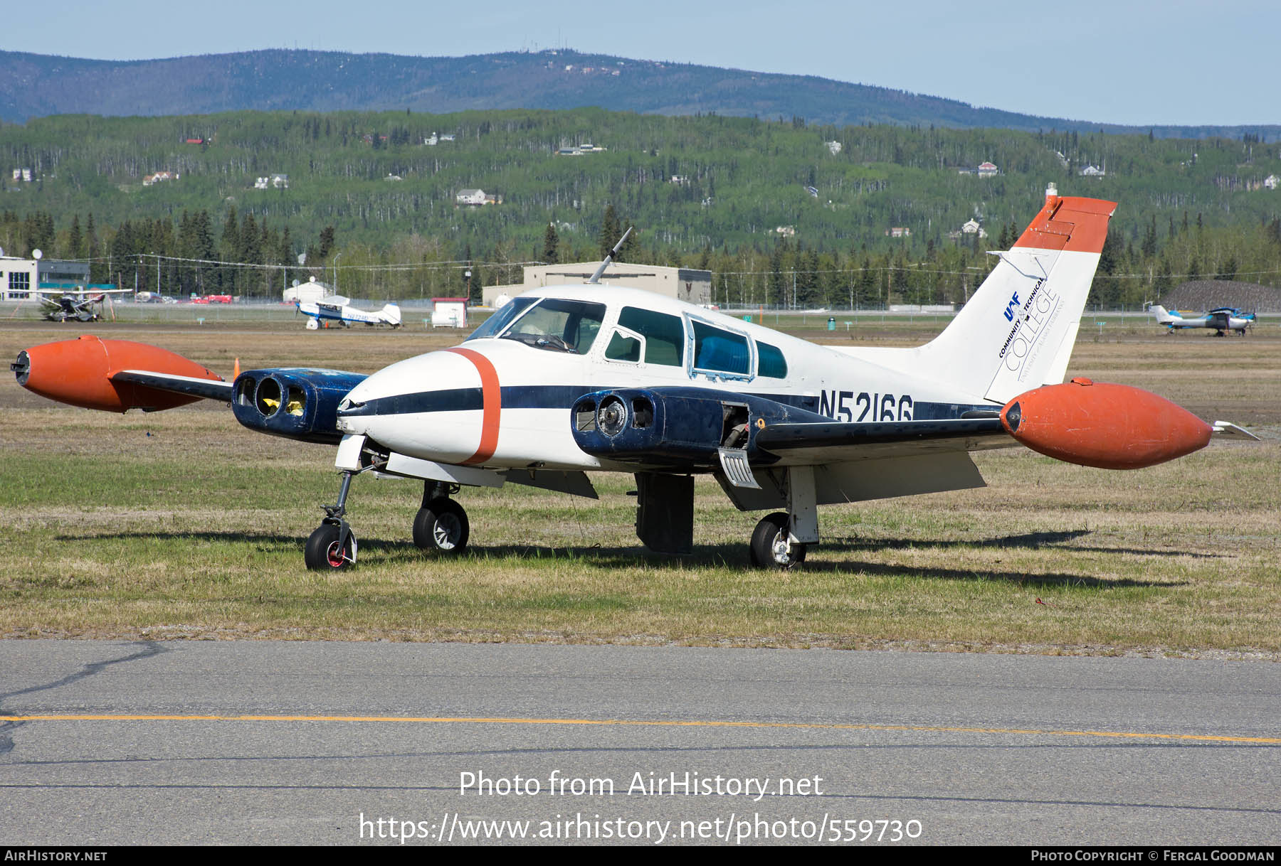 Aircraft Photo of N5216G | Cessna U-3B Blue Canoe (310M/L-27B) | UAF Community & Technical College - University of Alaska Fairbanks | AirHistory.net #559730