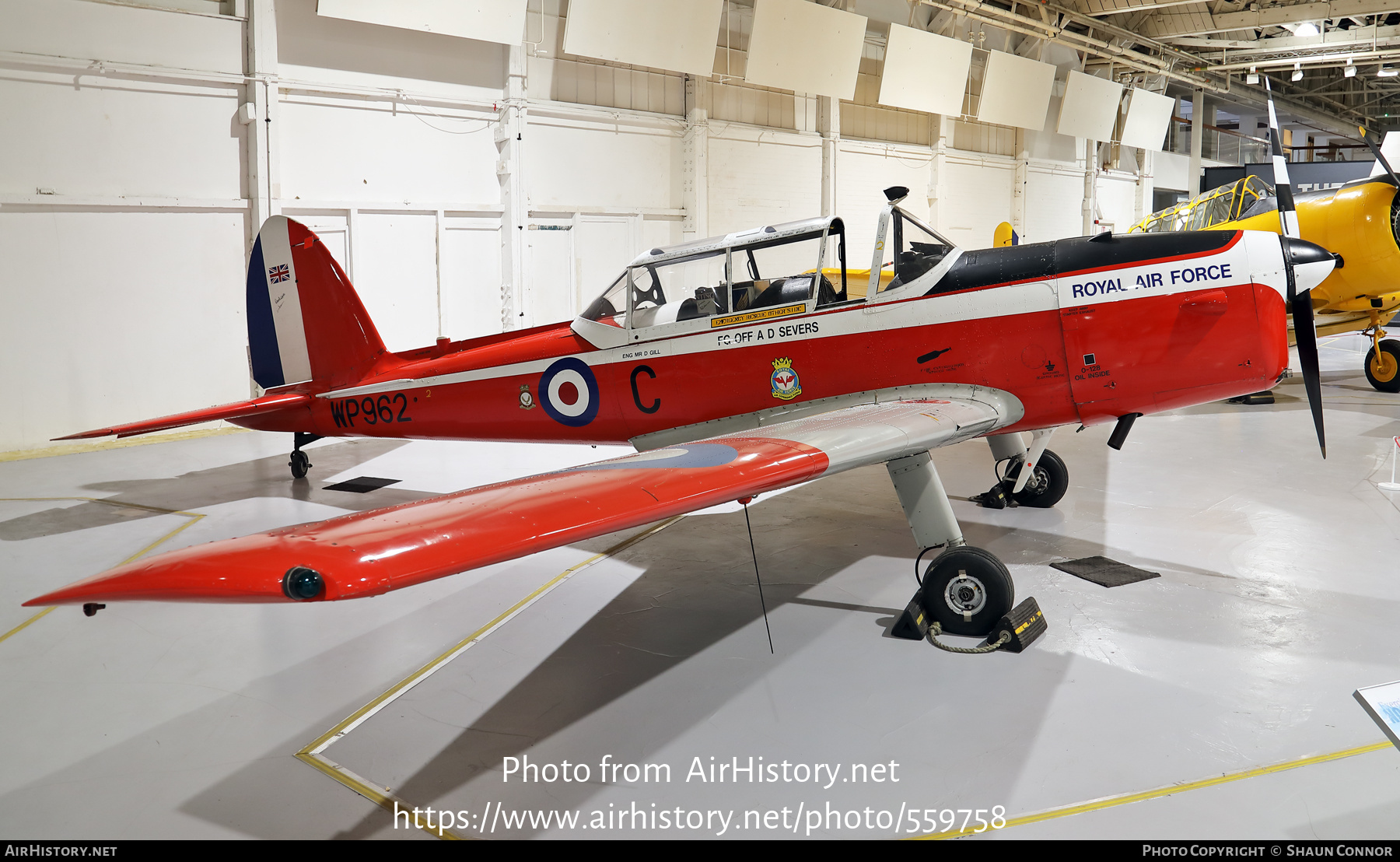 Aircraft Photo of WP962 | De Havilland DHC-1 Chipmunk T10 | UK - Air Force | AirHistory.net #559758